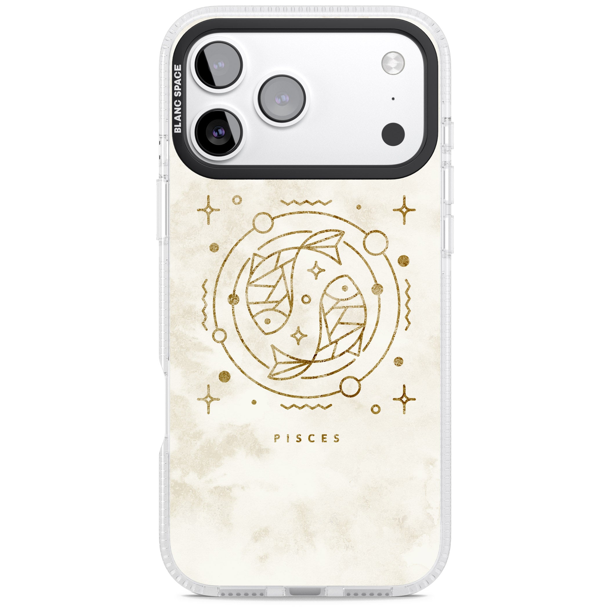 Pisces Emblem iPhone 17 Pro Max Impact Air Clear Phone Case