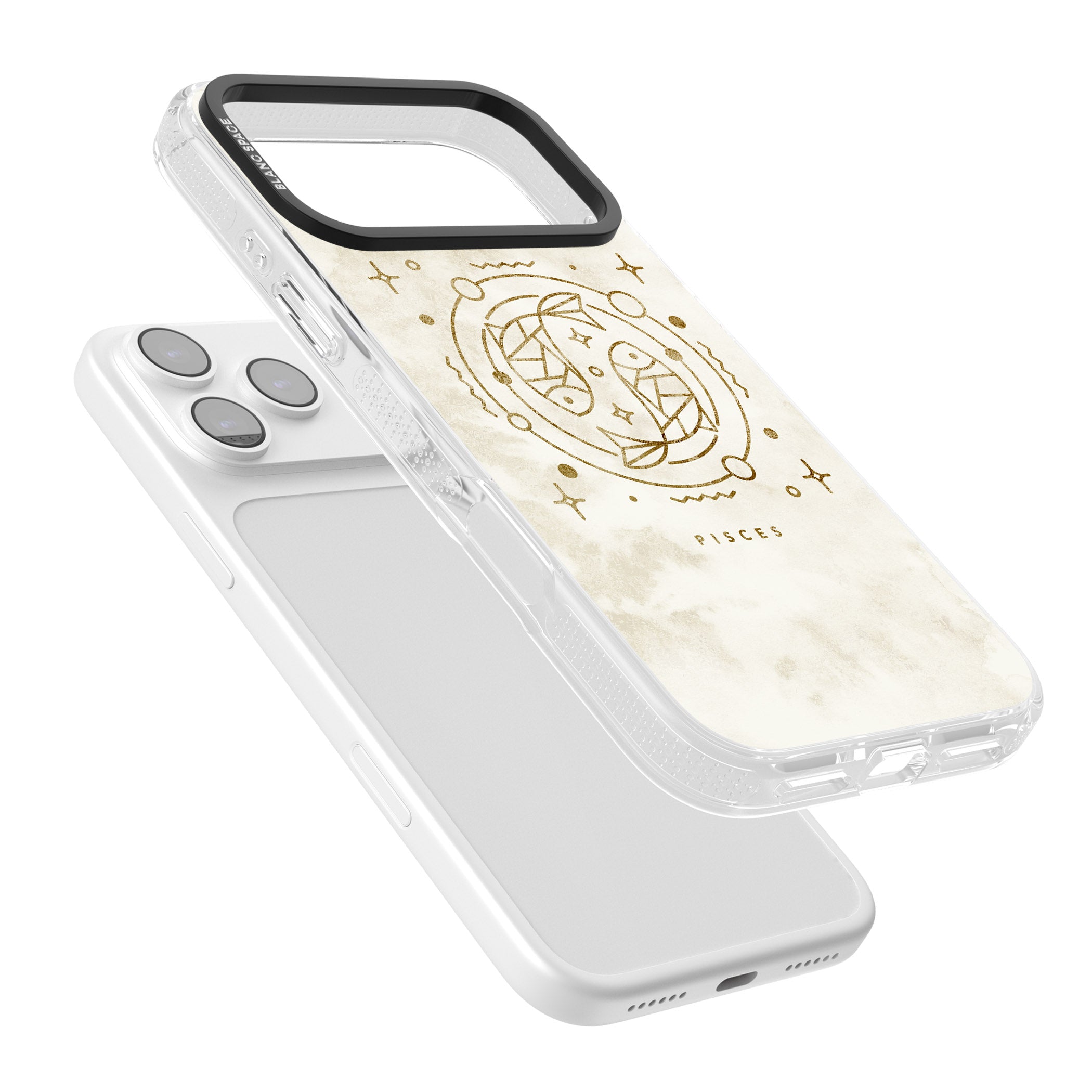 Pisces Emblem iPhone 17 Pro Max Impact Air Clear Phone Case Colours