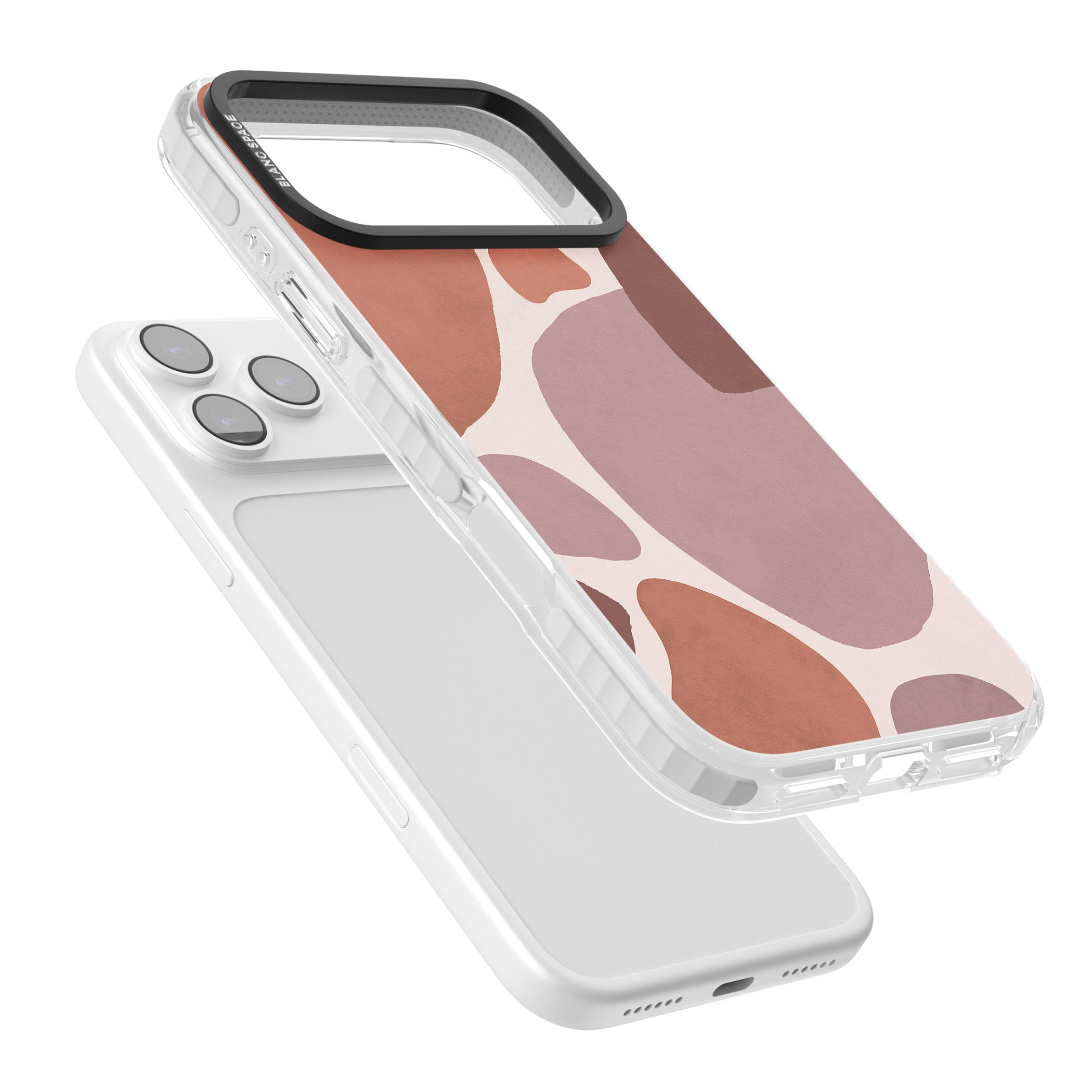 Terra Abstract iPhone 17 Pro Impact Clear Phone Case Colours