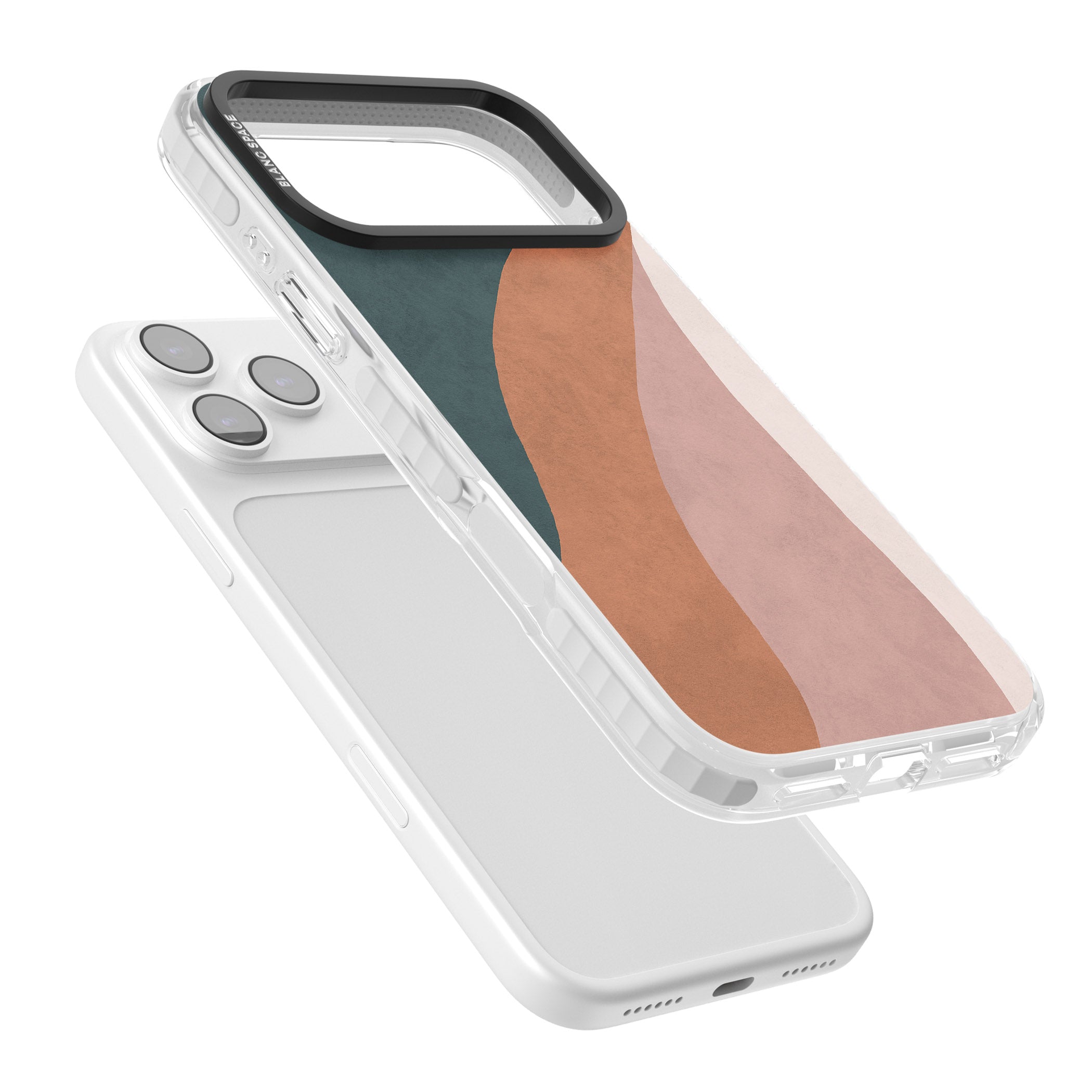 Earthwave Abstract iPhone 17 Pro Impact Clear Phone Case Colours