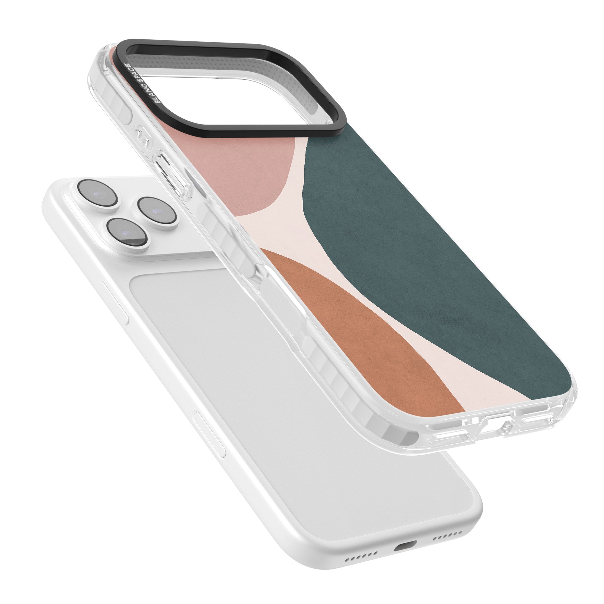 Lush Abstract Watercolour Design #8 iPhone 17 Pro Impact Clear Phone Case Colours