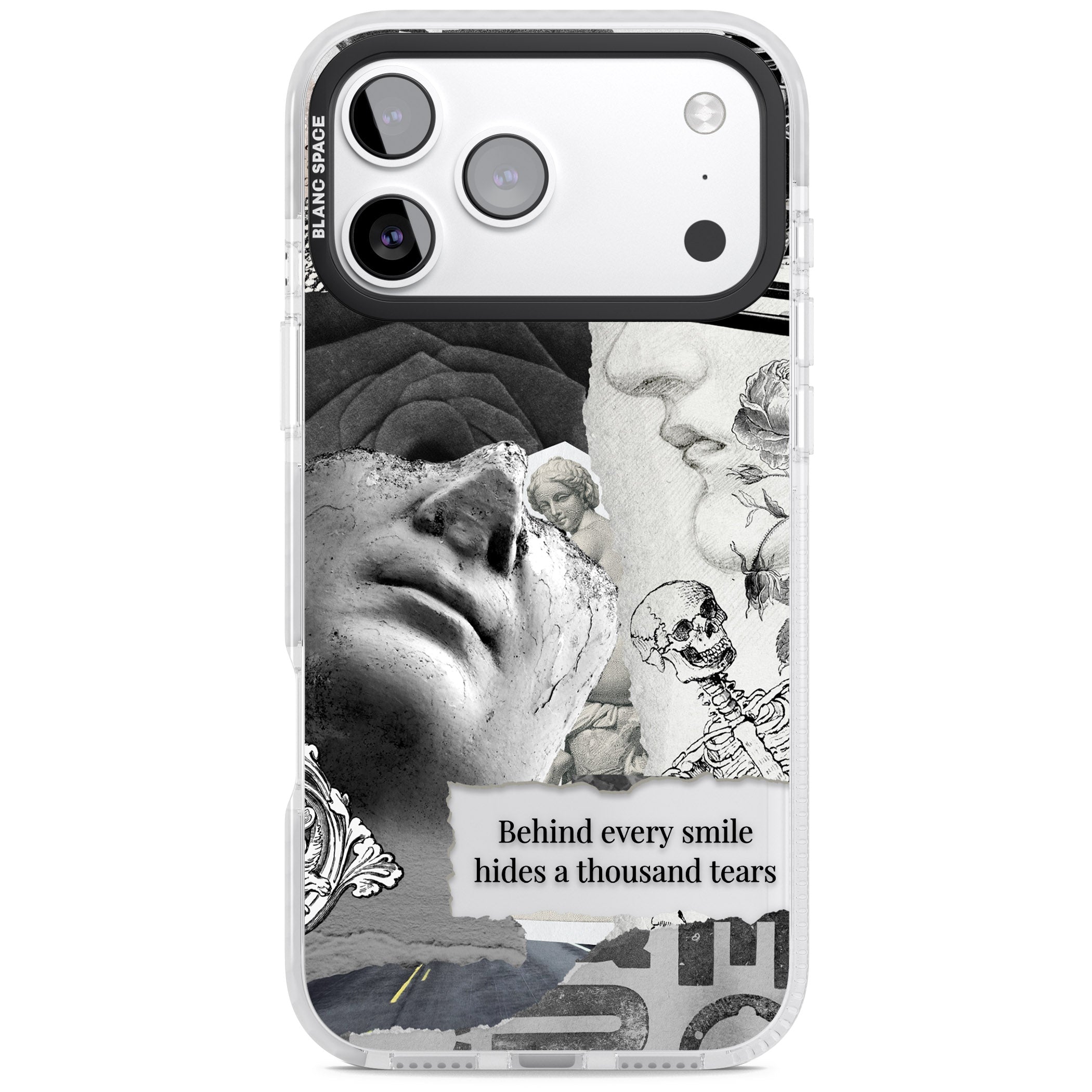 Behind Every Smile iPhone 17 Pro Impact Clear Phone Case