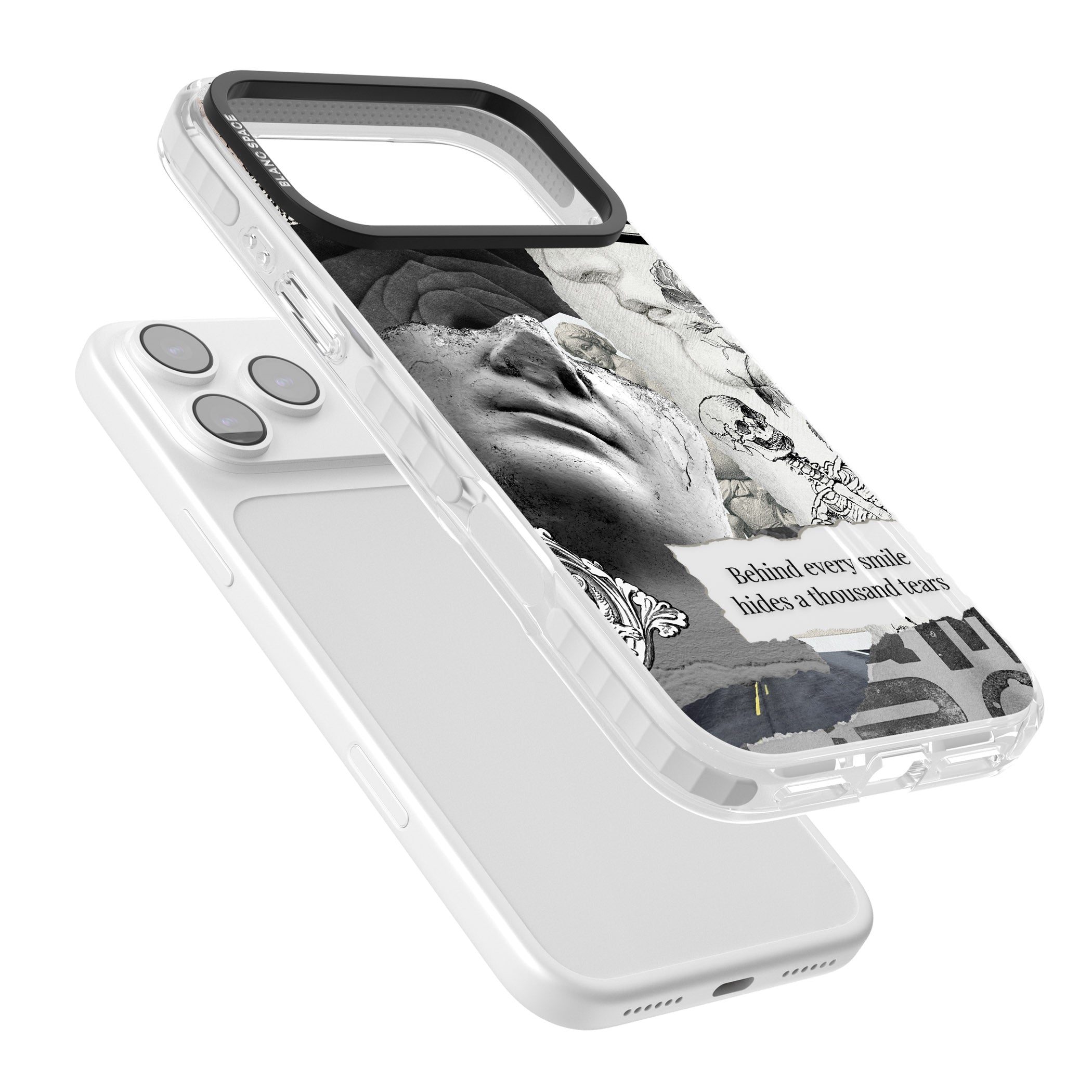 Behind Every Smile iPhone 17 Pro Impact Clear Phone Case Colours