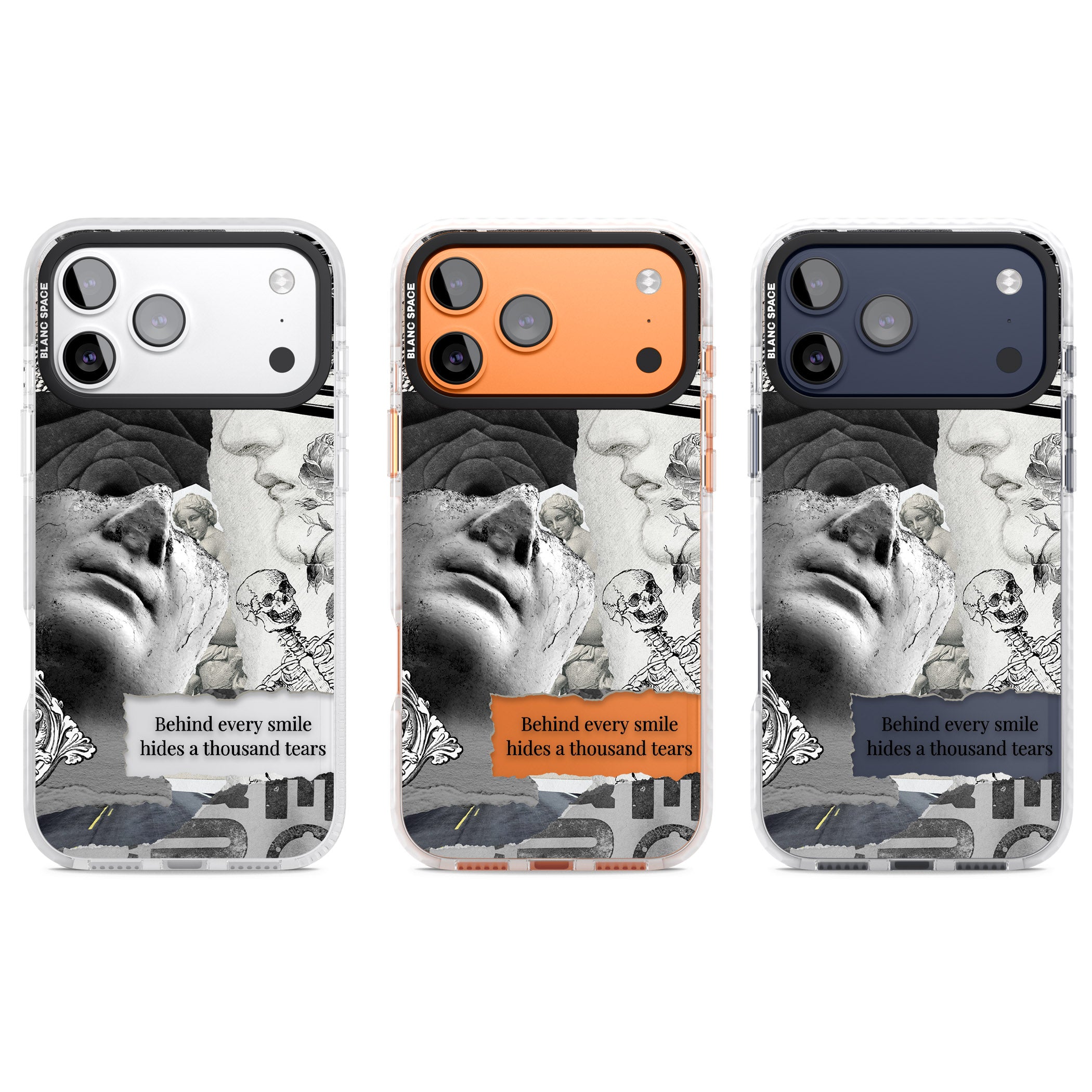 Behind Every Smile iPhone 17 Pro Impact Clear Phone Case APT Impact Protection