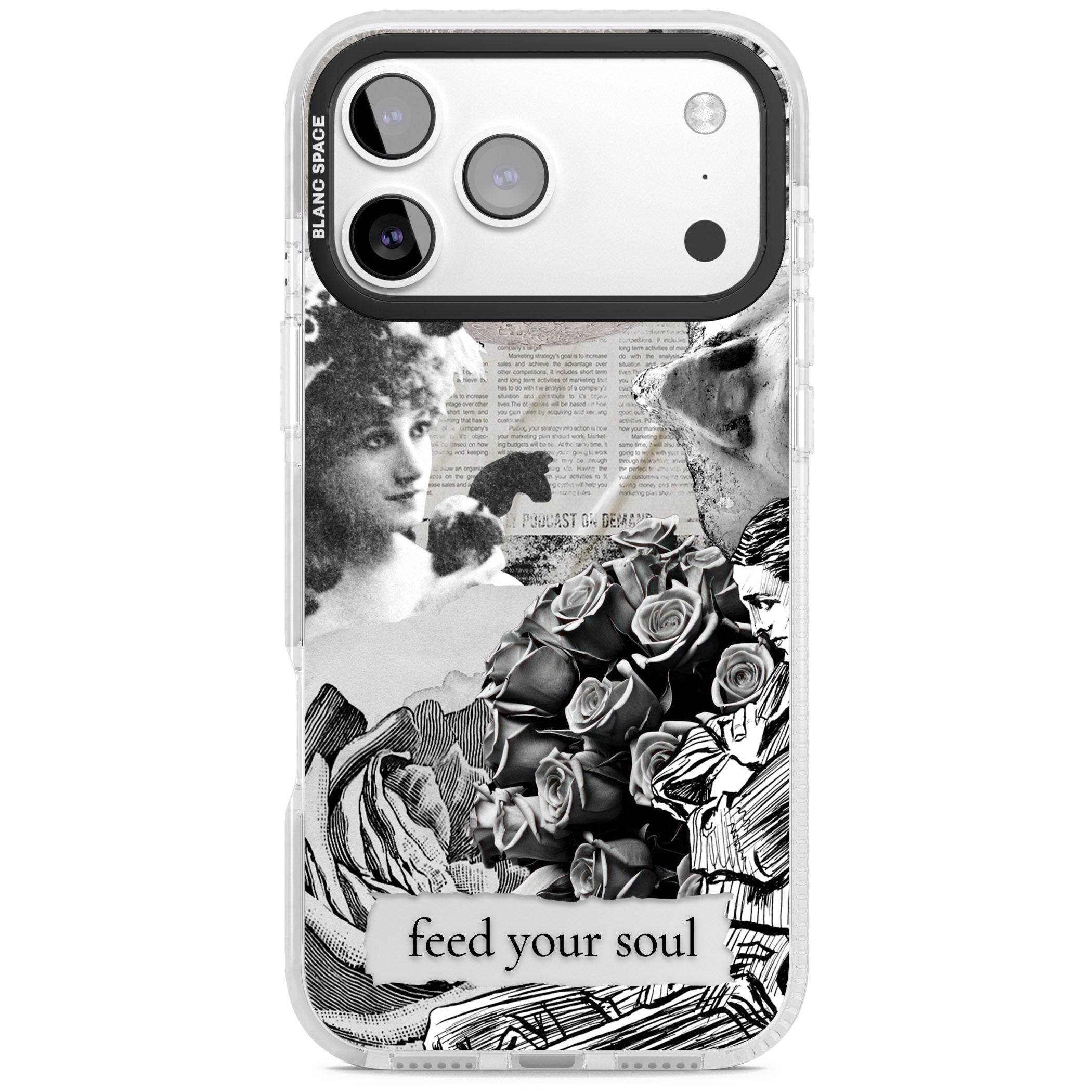 Feed Your Soul iPhone 17 Pro Max Impact Clear Phone Case
