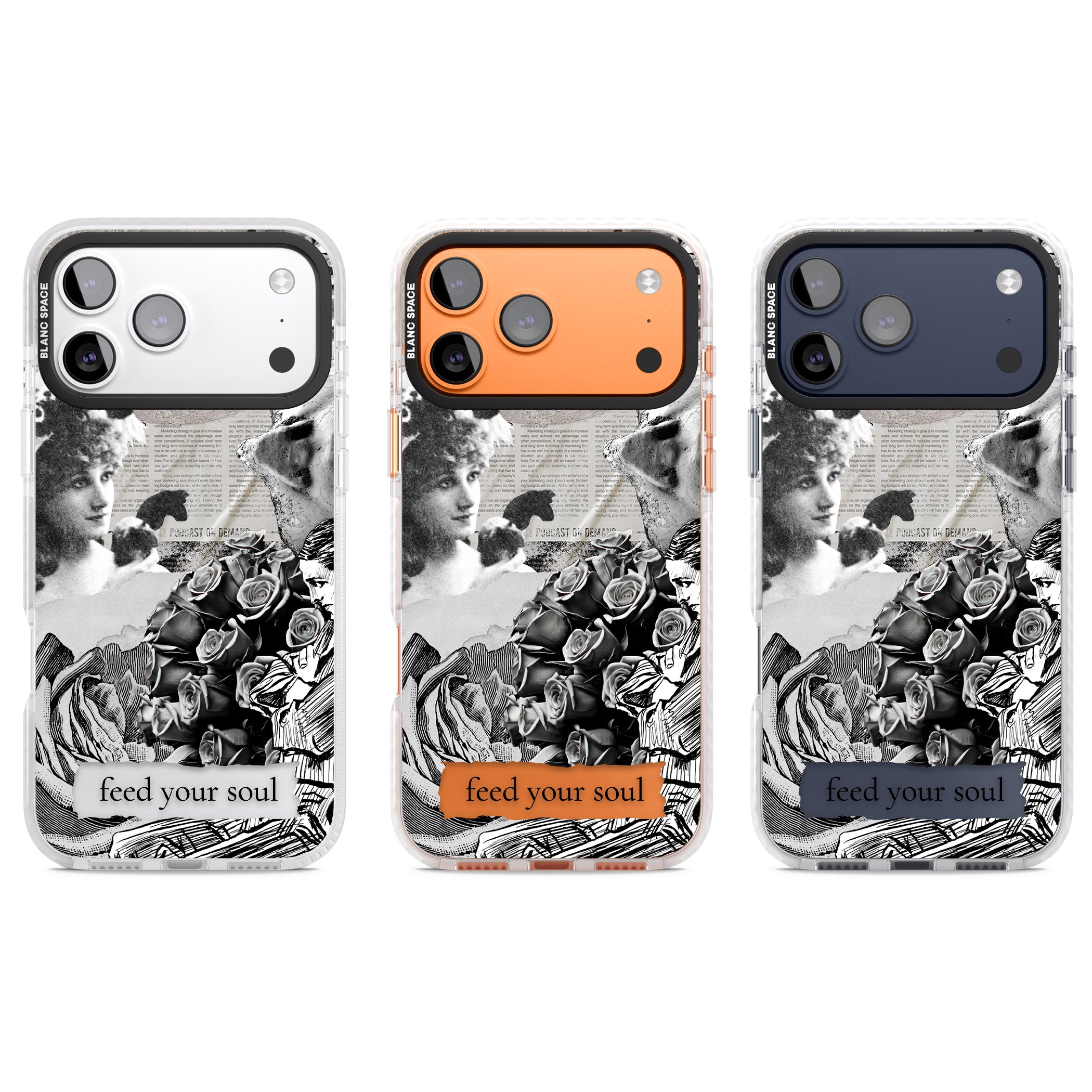 Feed Your Soul iPhone 17 Pro Impact Clear Phone Case APT Impact Protection