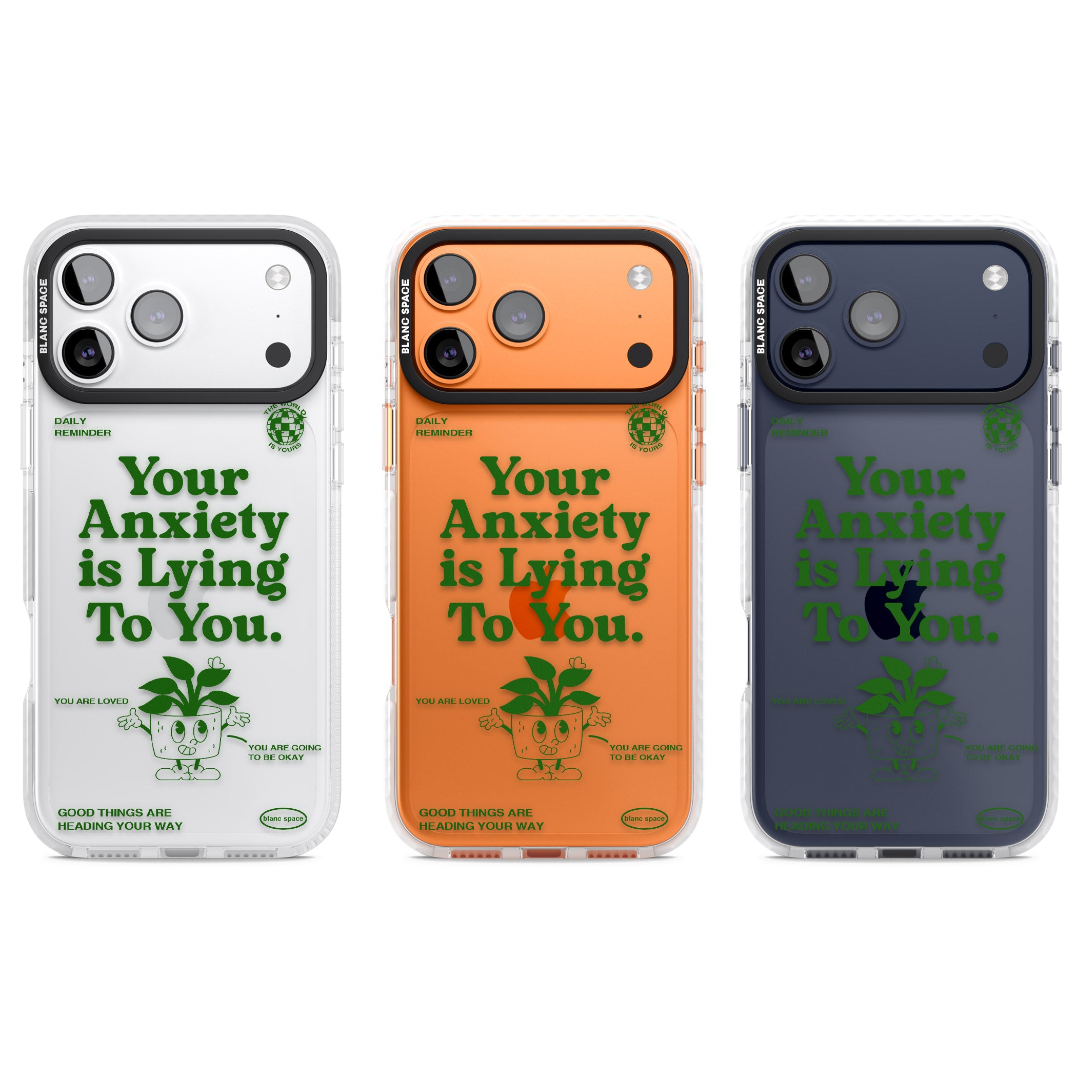 Your Anxiety Is Lying To You iPhone 17 Pro Impact Clear Phone Case APT Impact Protection