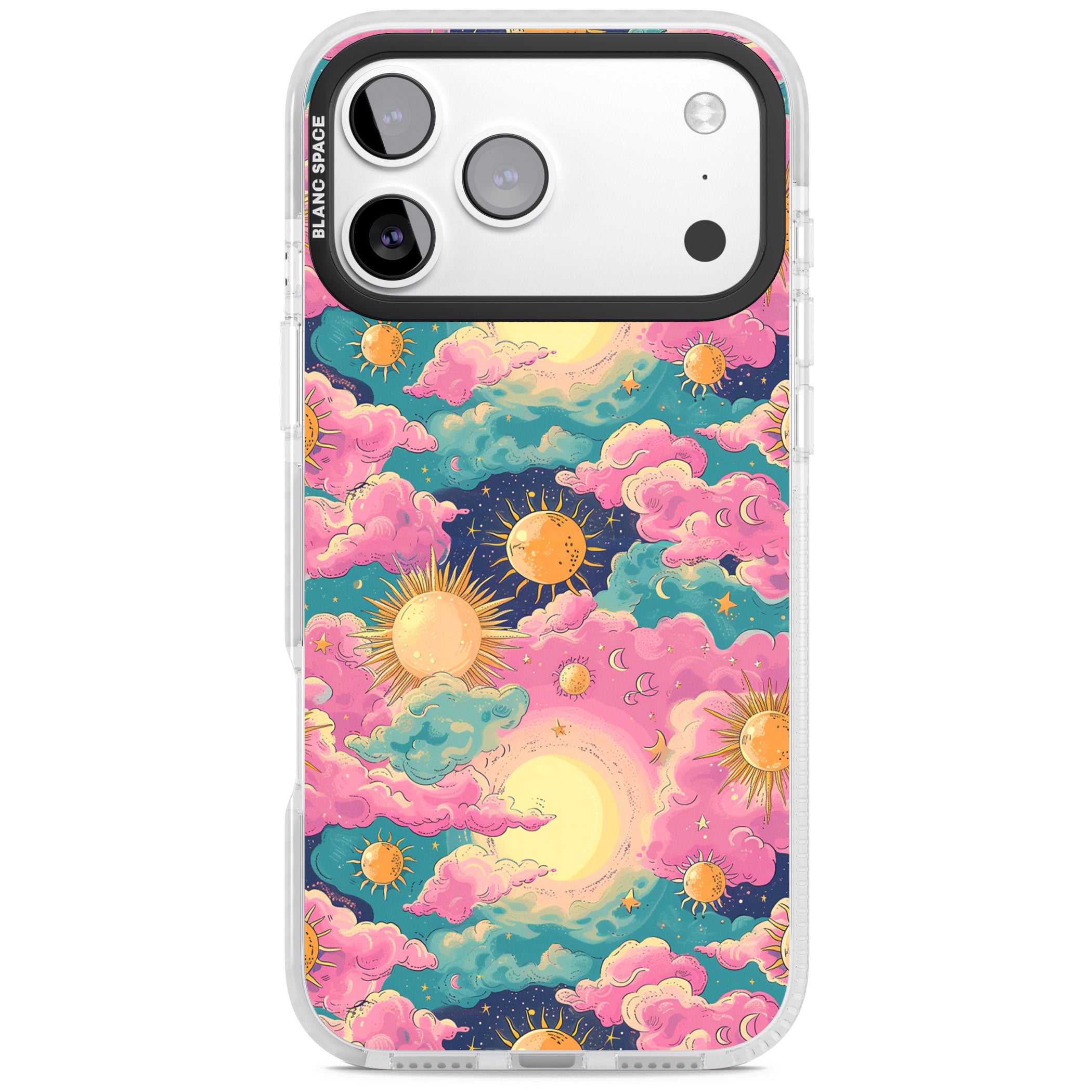Starlight Clouds iPhone 17 Pro Max Impact Clear Phone Case