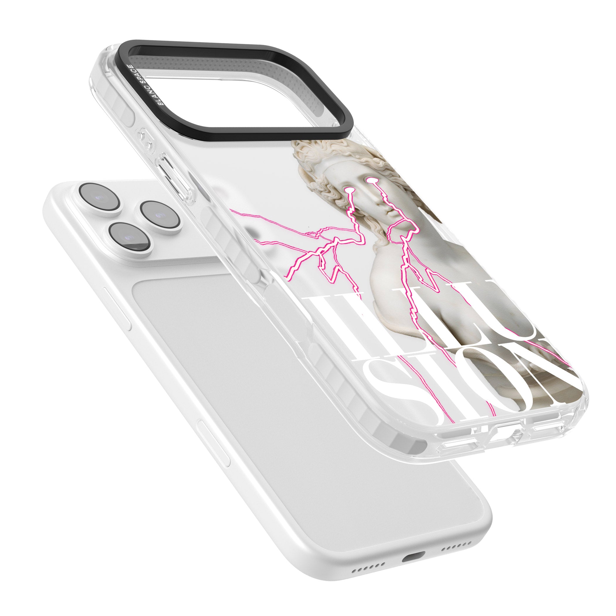 Illusion iPhone 17 Pro Impact Clear Phone Case Colours