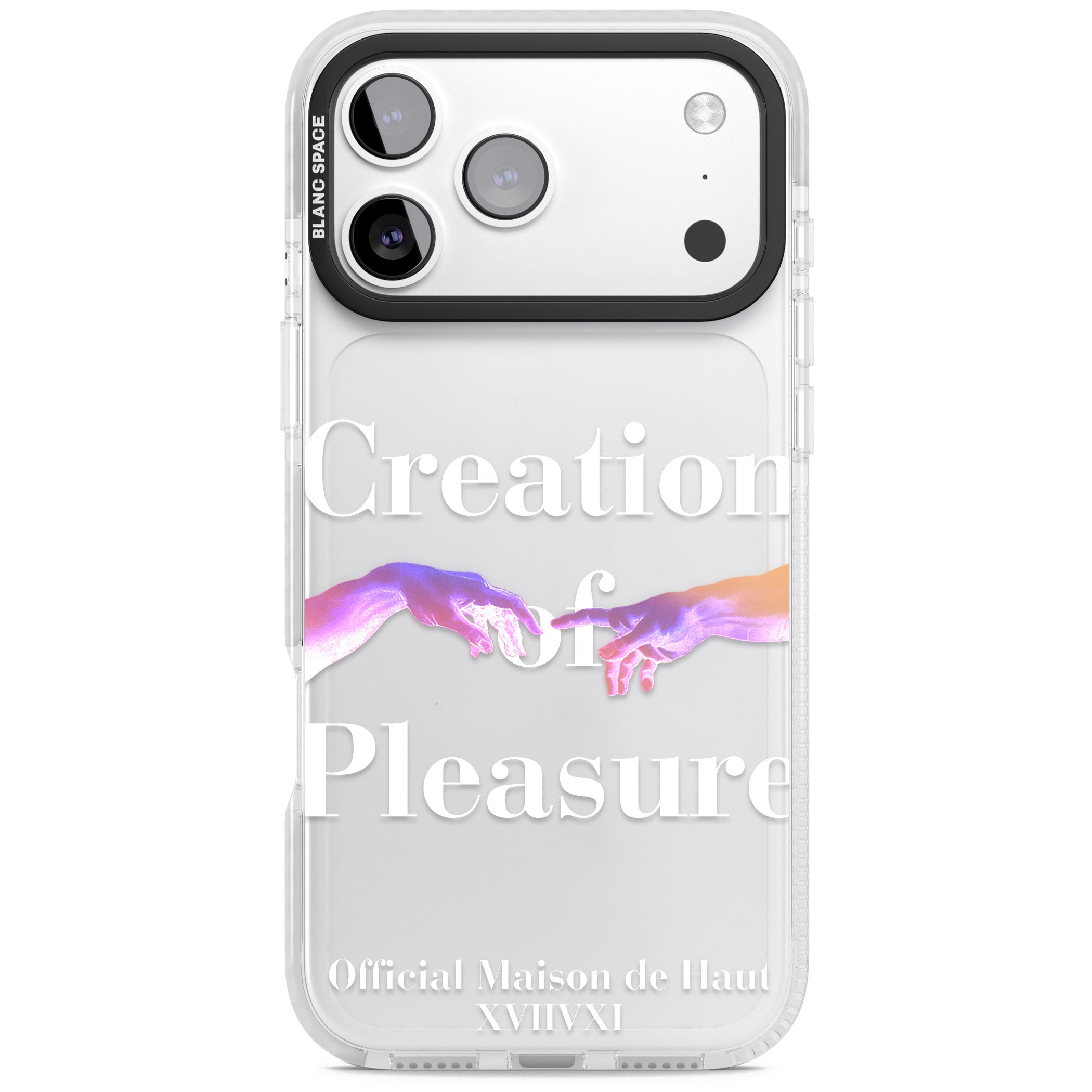 Creation Of Pleasure iPhone 17 Pro Impact Clear Phone Case