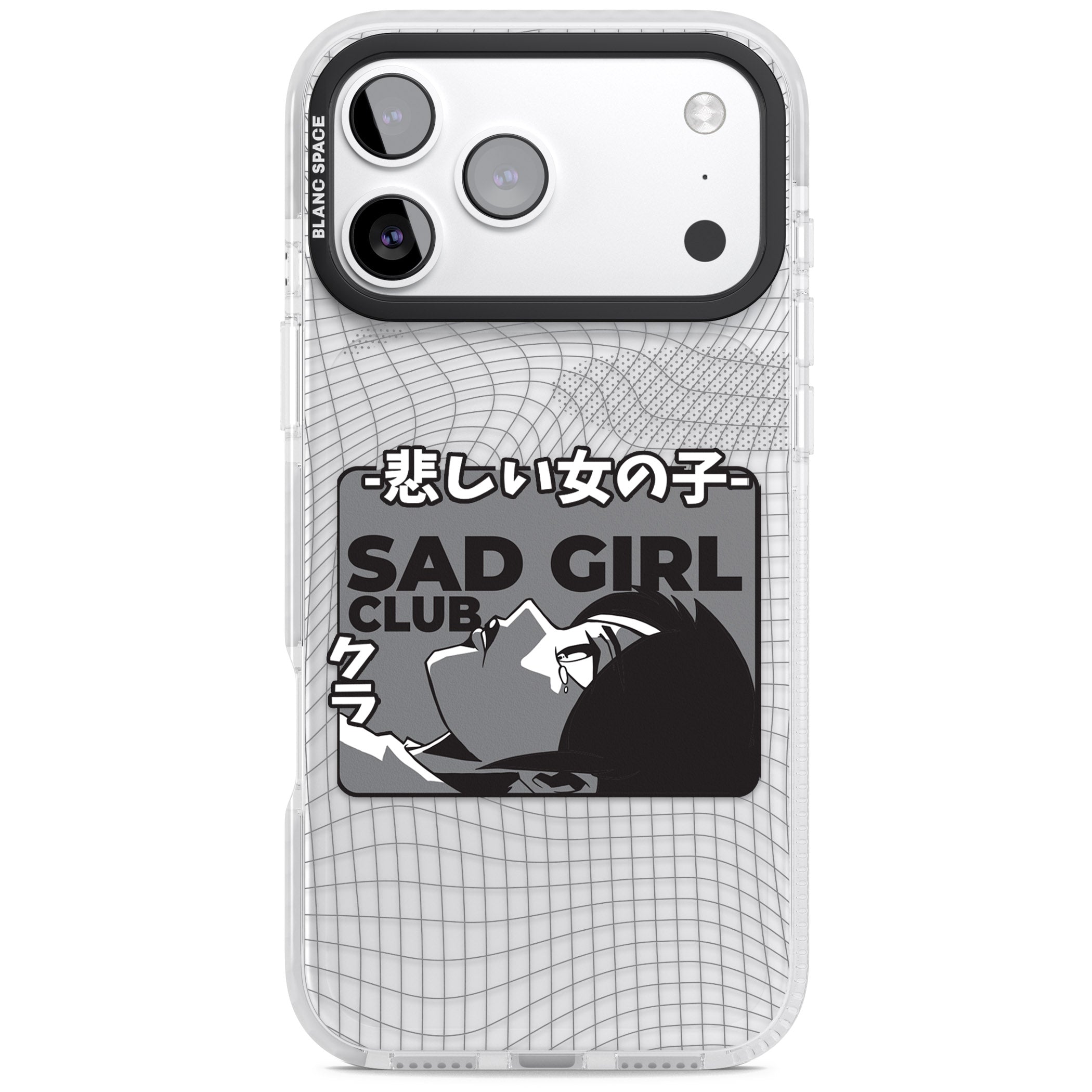 Sad Girl Club iPhone 17 Pro Impact Clear Phone Case
