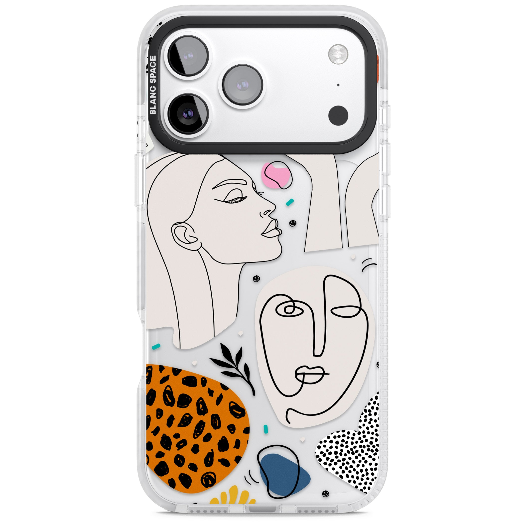 Artistic Expression Scrapbook iPhone 17 Pro Max Impact Clear Phone Case