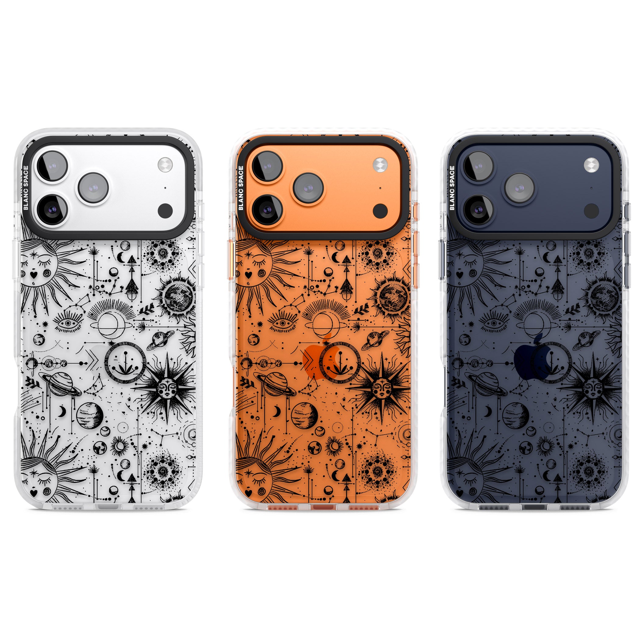 Cosmic Zodiac iPhone 17 Pro Impact Clear Phone Case APT Impact Protection