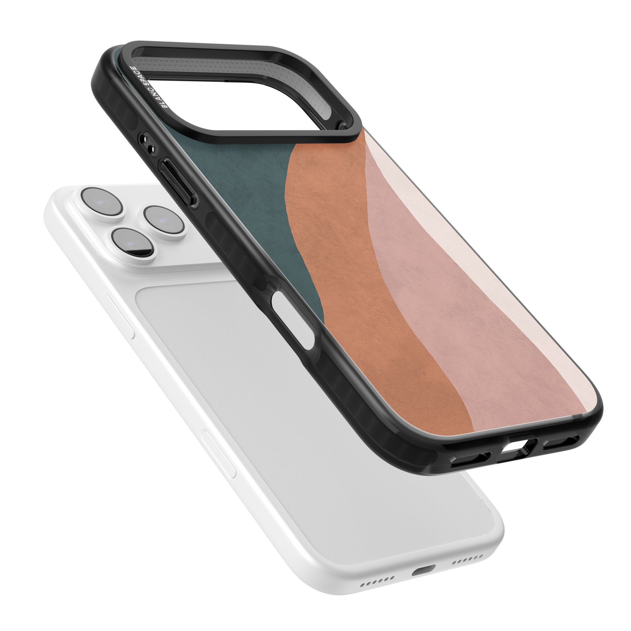 Earthwave Abstract iPhone 17 Pro Impact Black Phone Case Colours