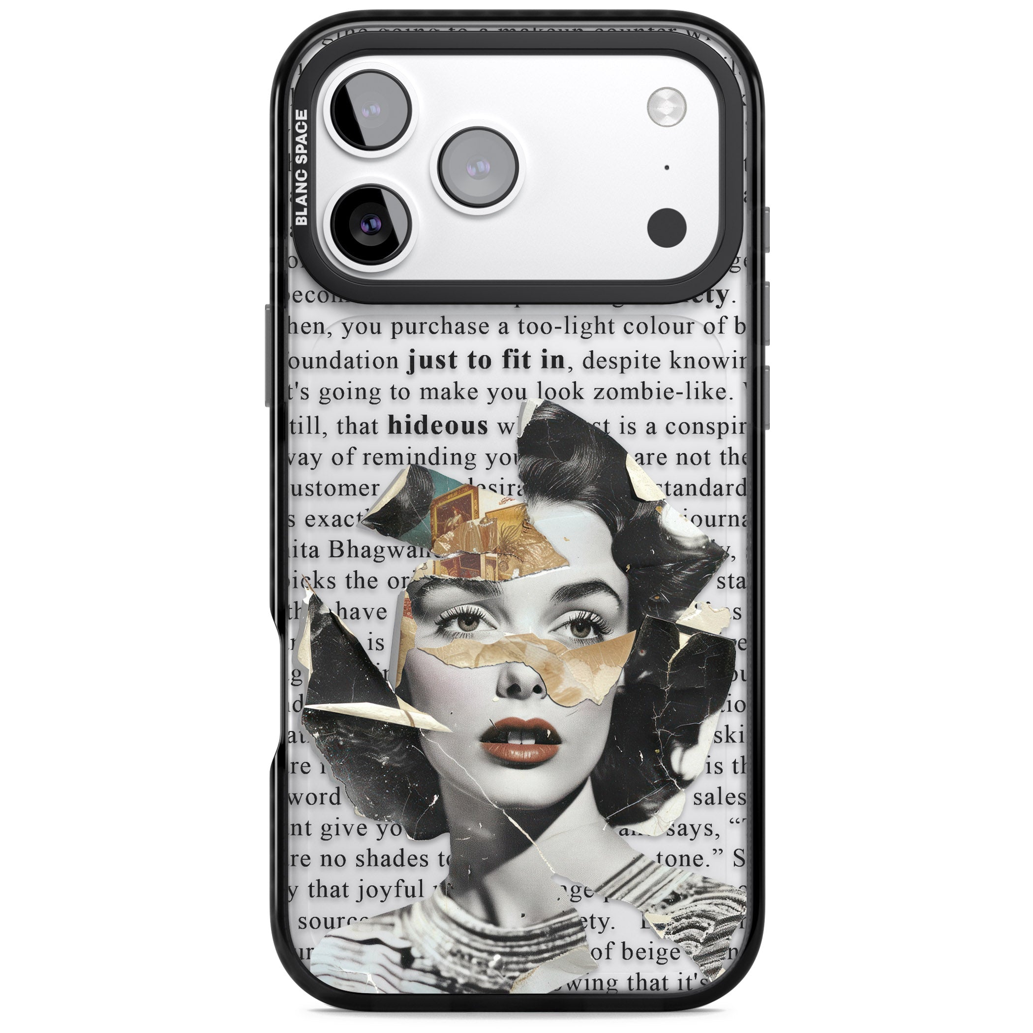 Beauty Is Within iPhone 17 Pro Impact Black Phone Case