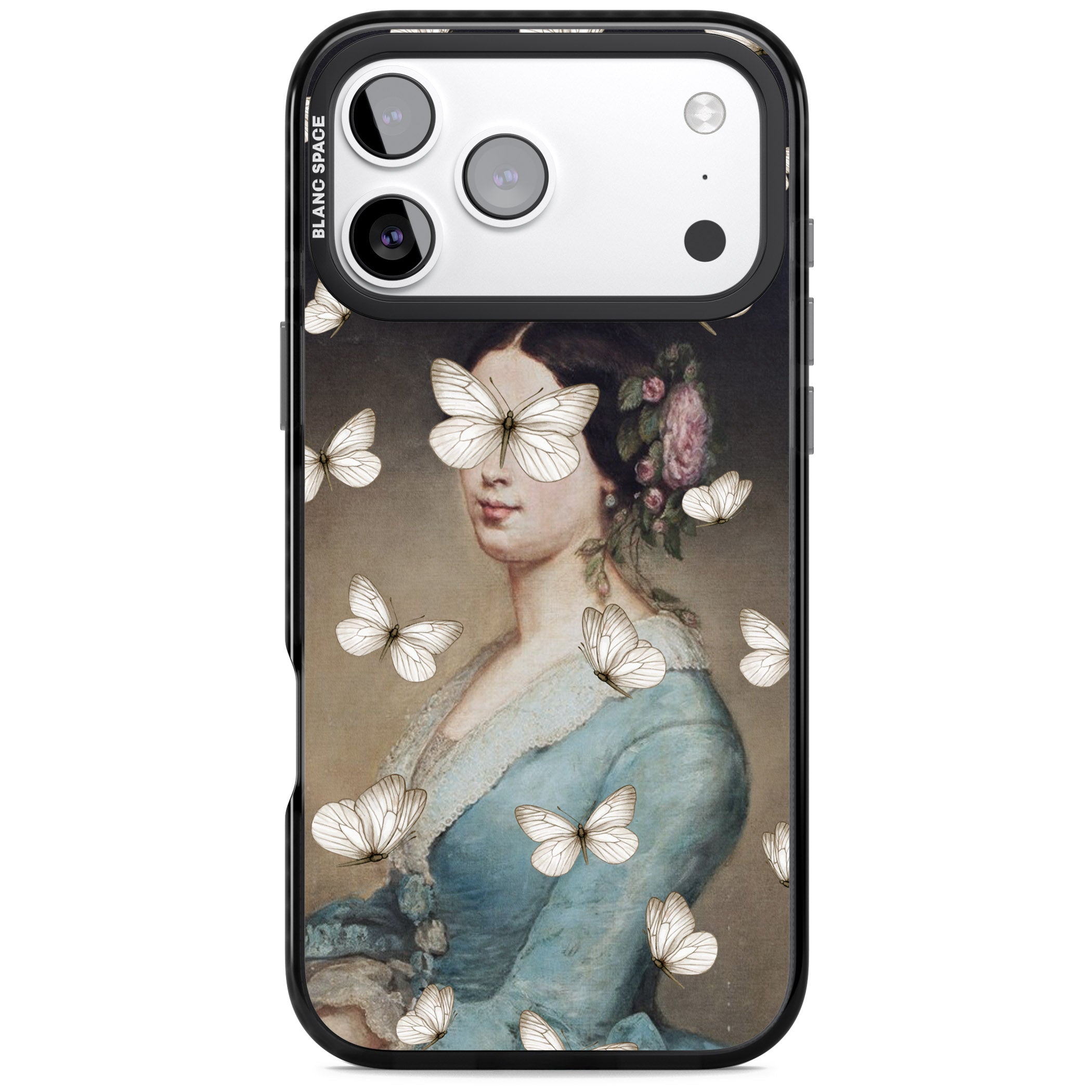 Butterfly Beauty iPhone 17 Pro Impact Black Phone Case