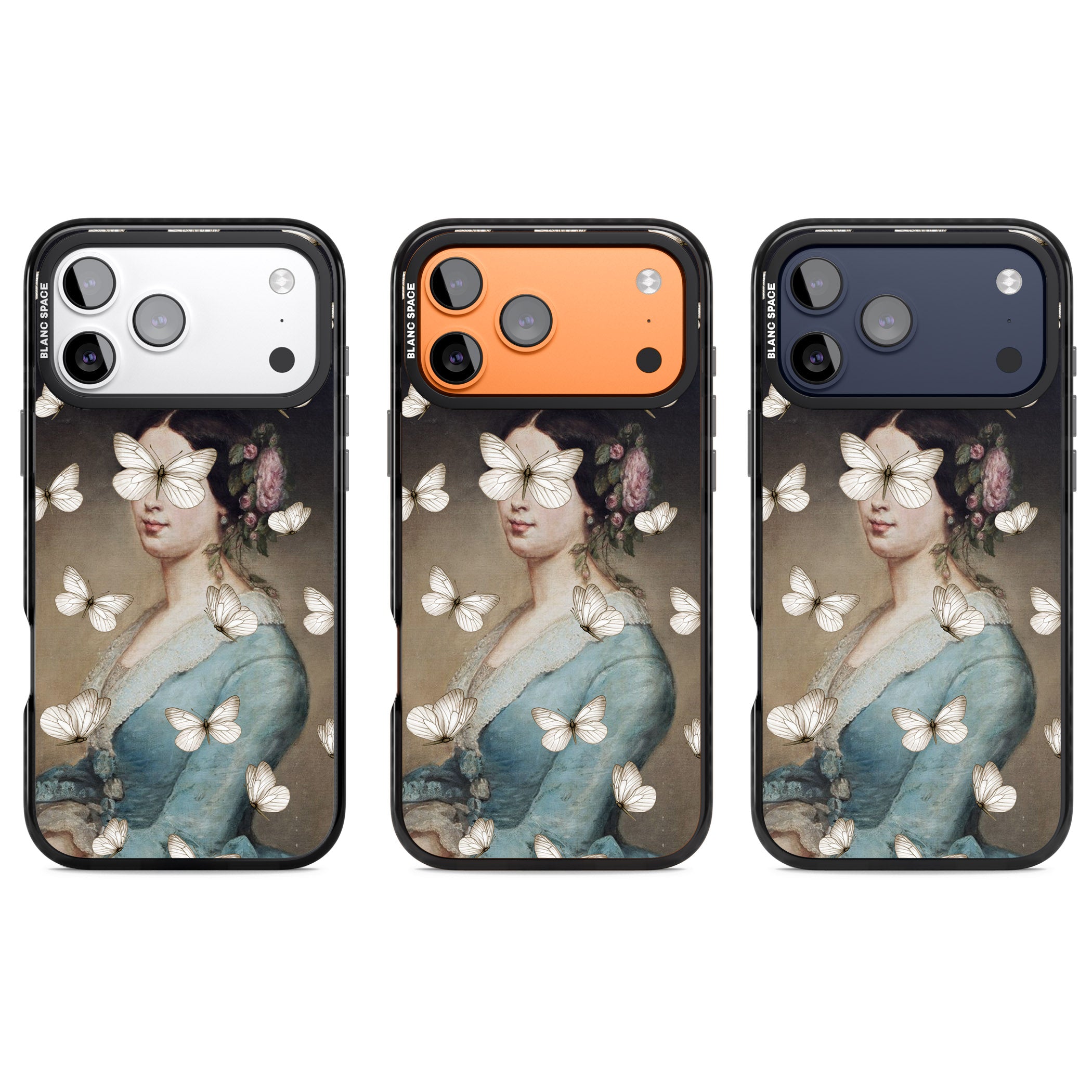 Butterfly Beauty iPhone 17 Pro Impact Black Phone Case APT Impact Protection