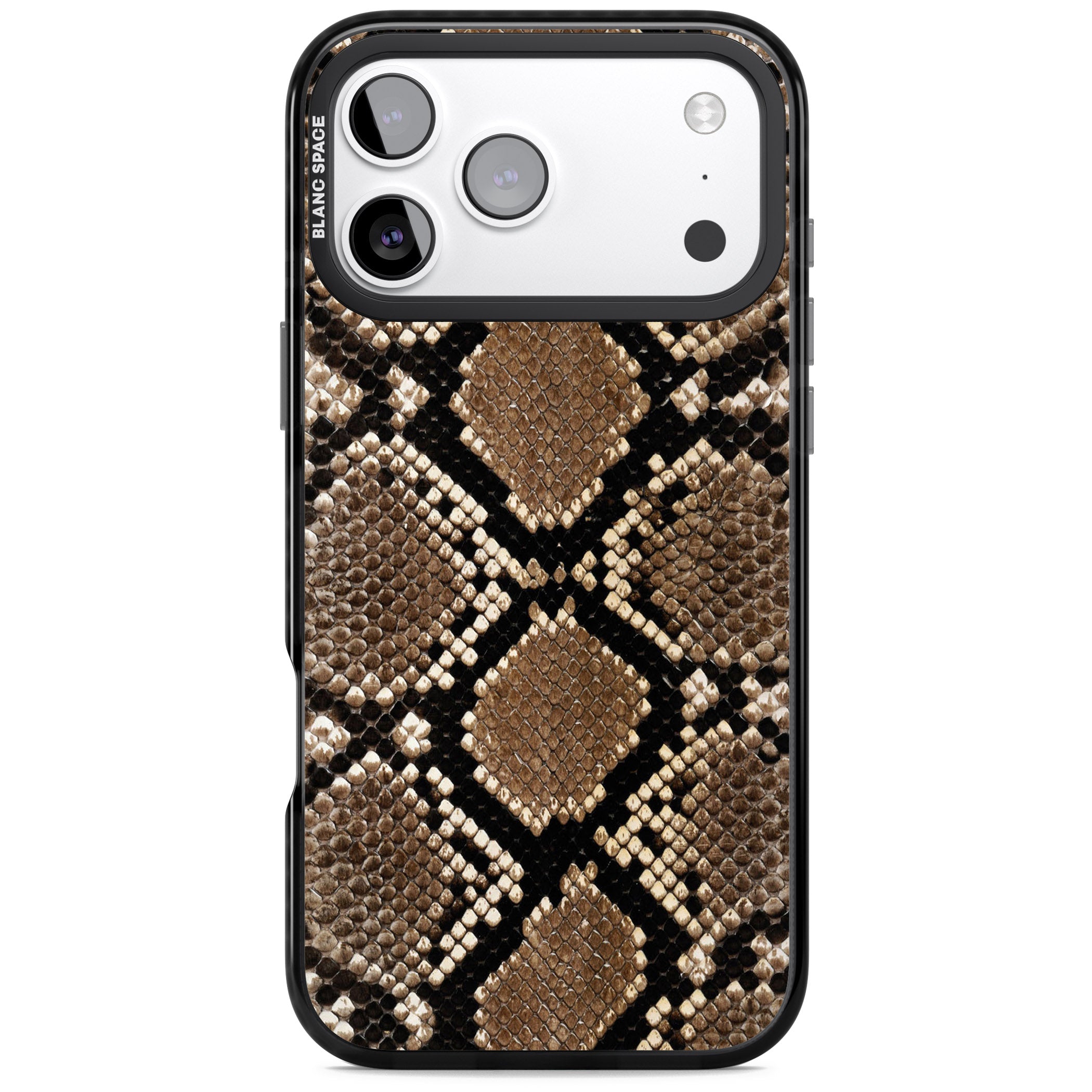 Snakeskin iPhone 17 Pro Max Impact Black Phone Case