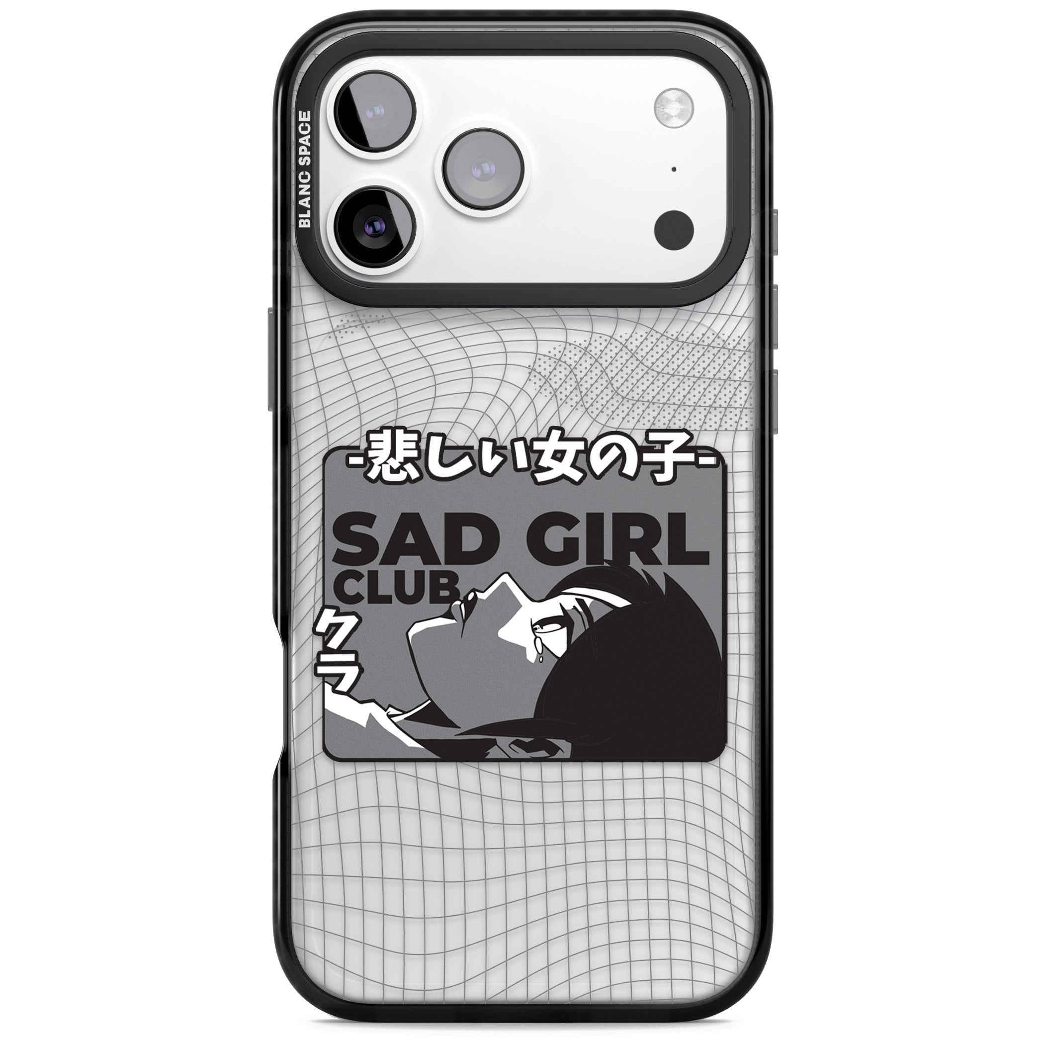 Sad Girl Club iPhone 17 Pro Max Impact Black Phone Case