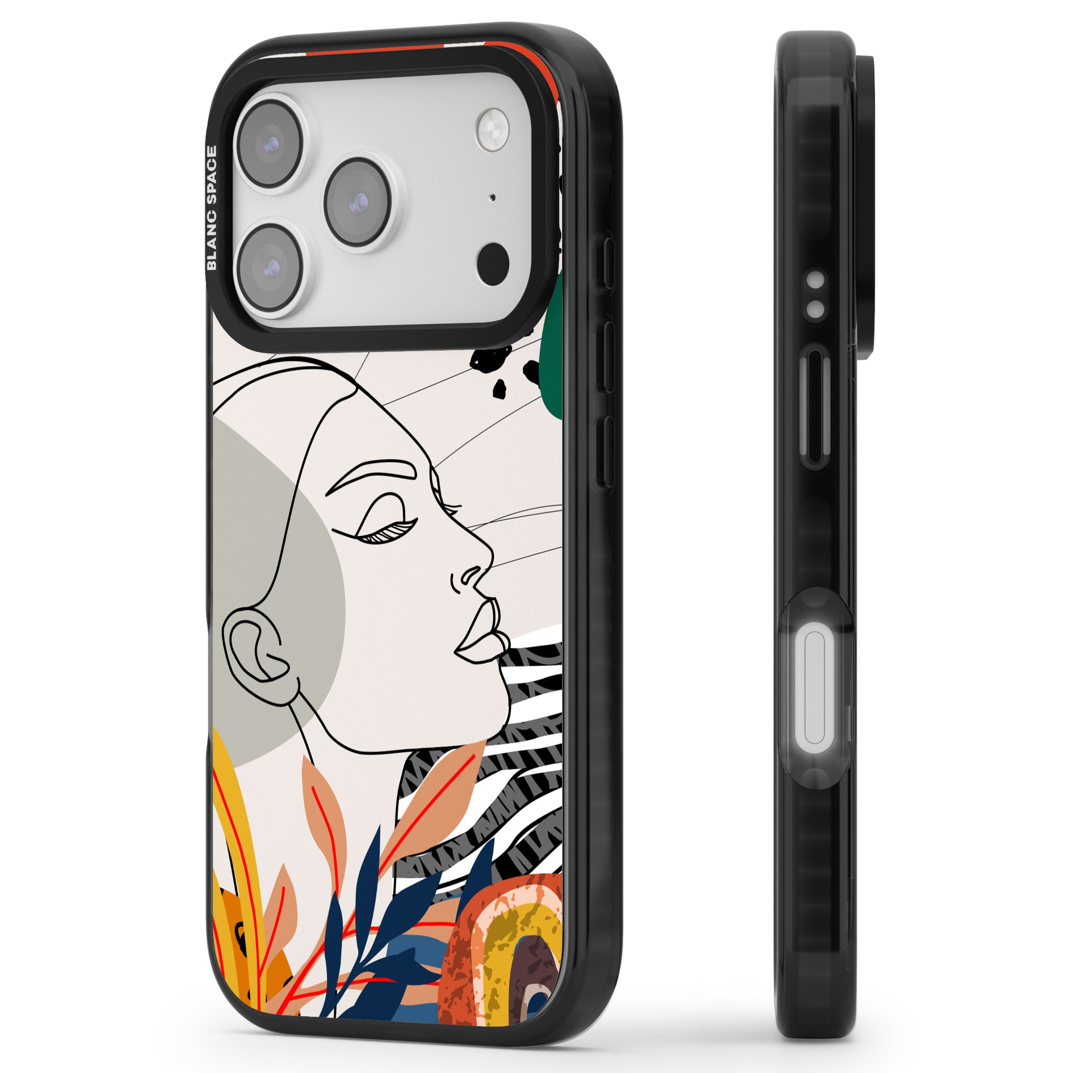 Girl Gone Wild iPhone 17 Pro Max Impact Black Phone Case Side Profile