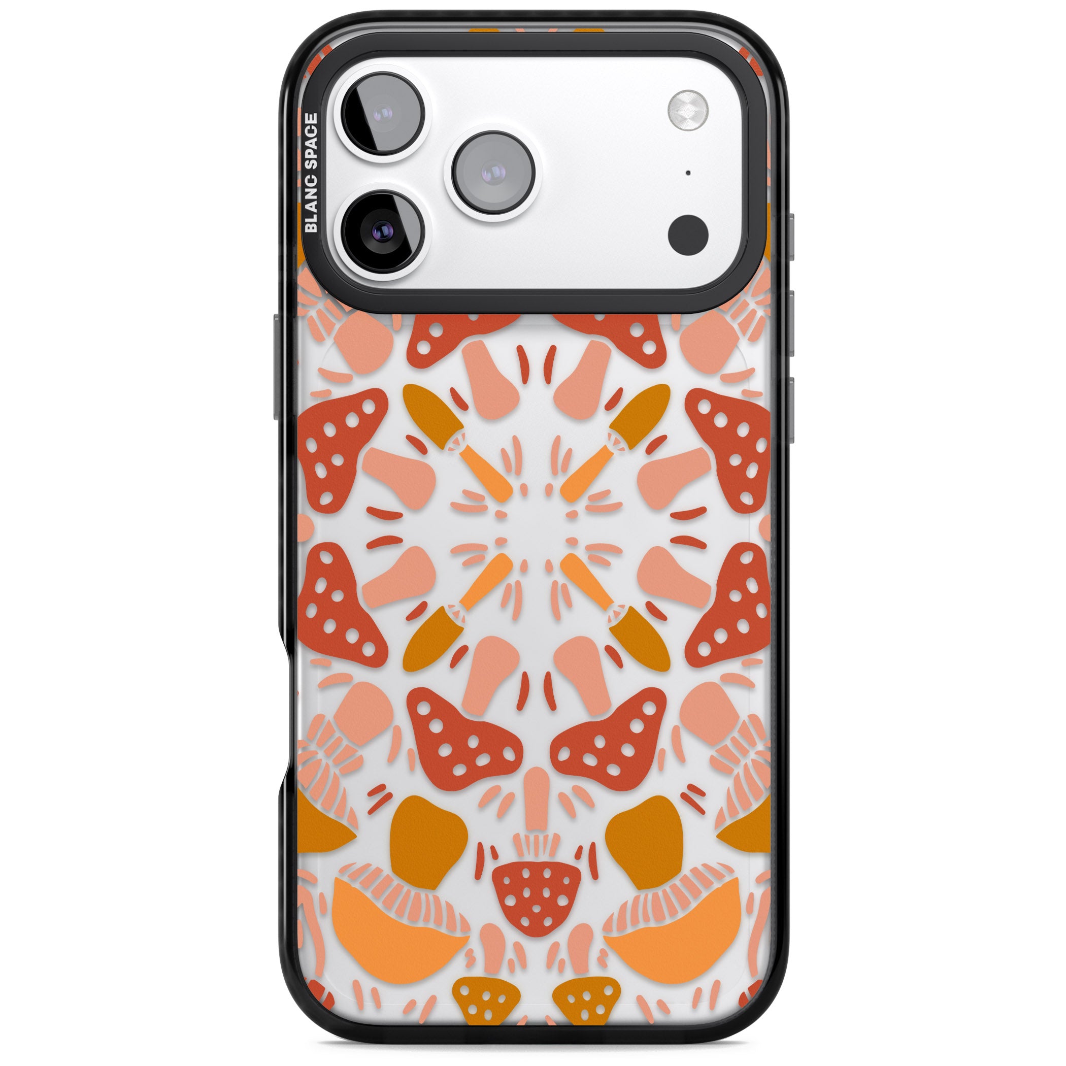 Mushroom Medley iPhone 17 Pro Impact Black Phone Case