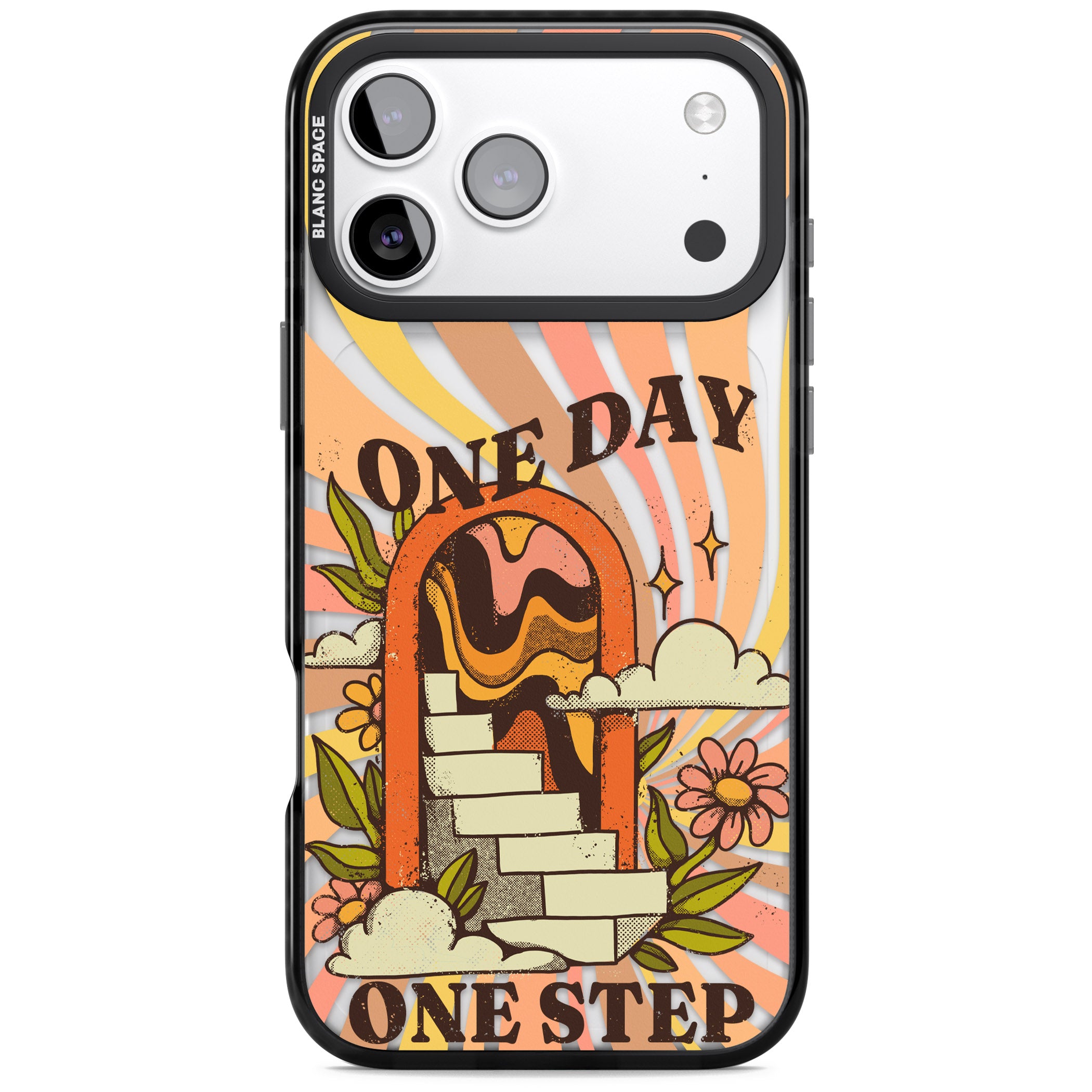 One Day One Step iPhone 17 Pro Max Impact Black Phone Case