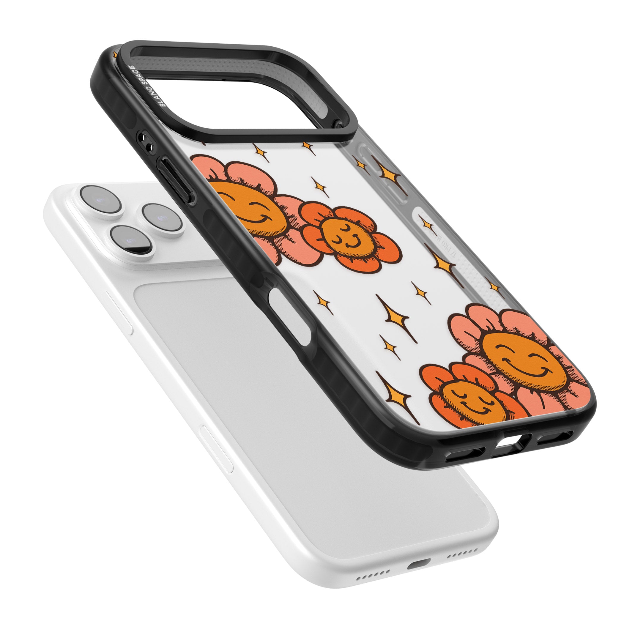 Mellow Flowers iPhone 17 Pro Max Impact Black Phone Case Colours