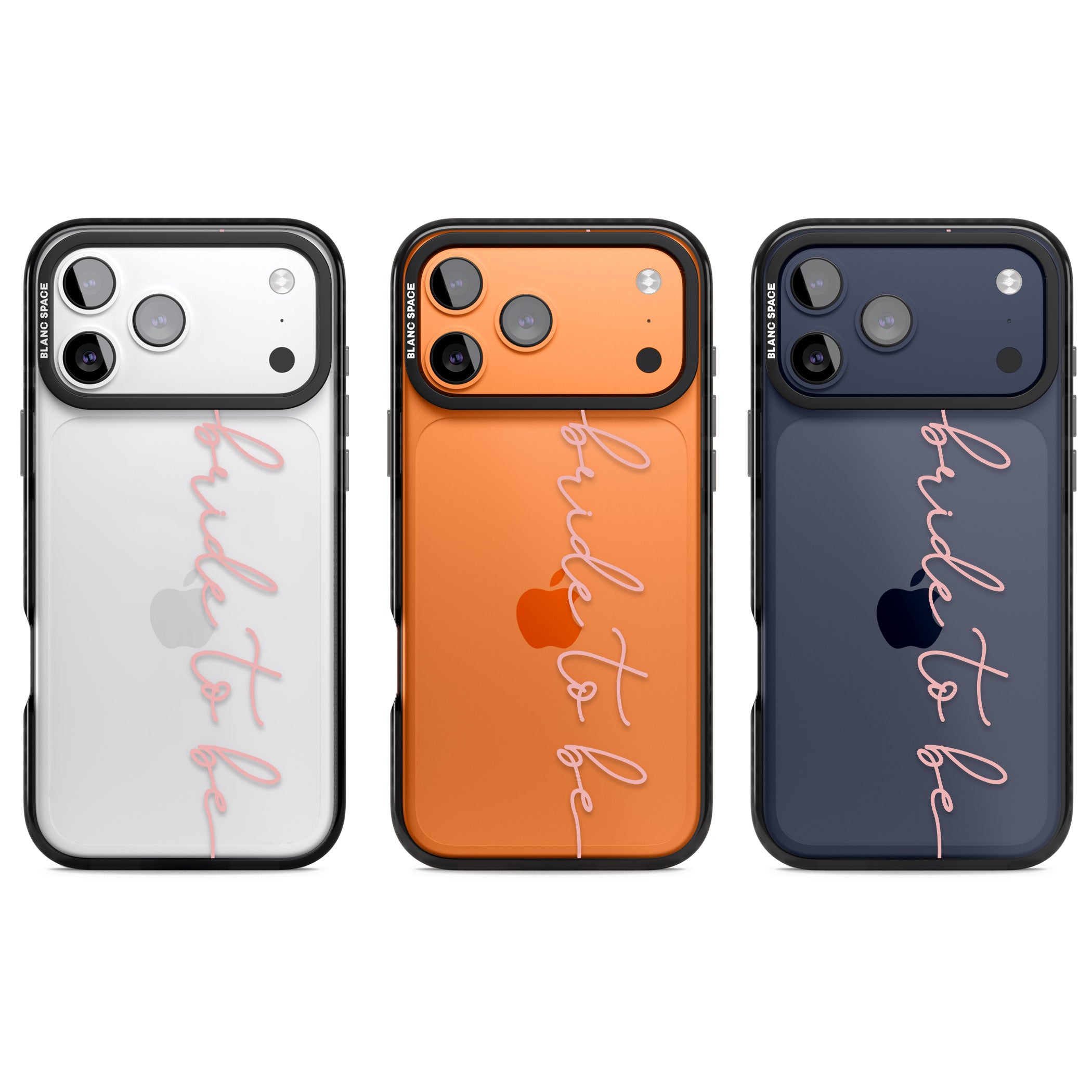 Bride To Be iPhone 17 Pro Impact Black Phone Case APT Impact Protection