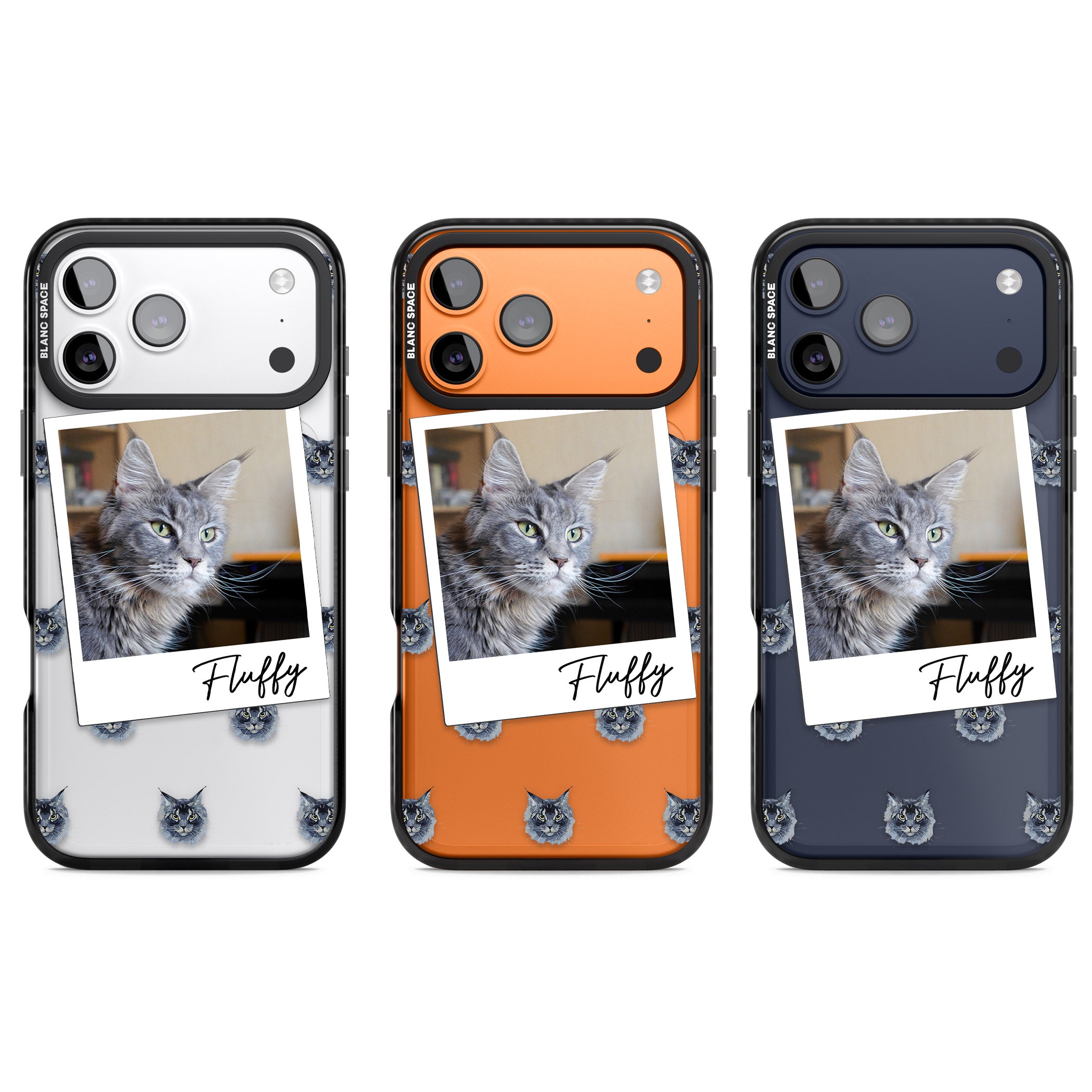 Personalised Maine Coon Photo iPhone 17 Pro Impact Black Phone Case APT Impact Protection