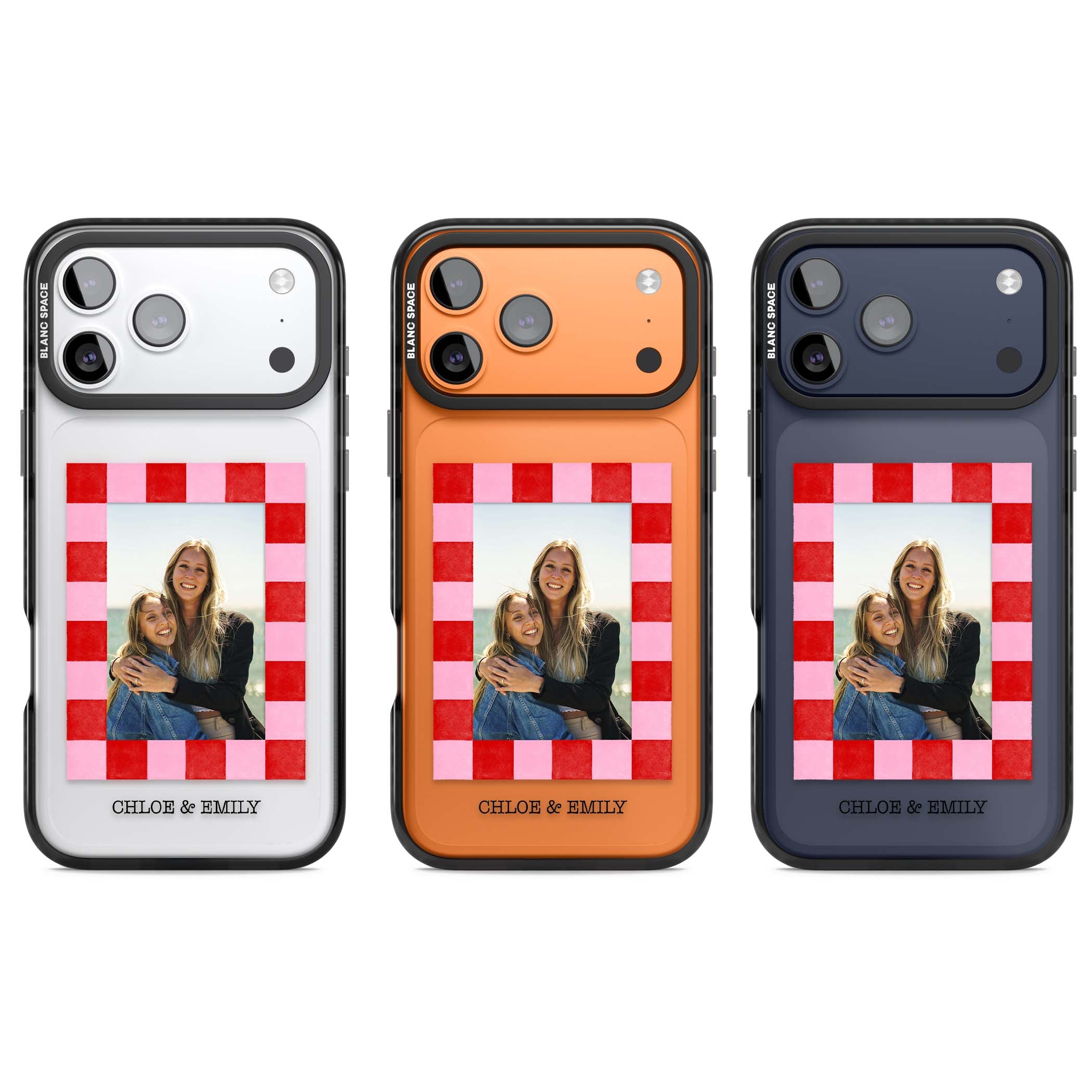 Personalised Bubblegum Check Photo