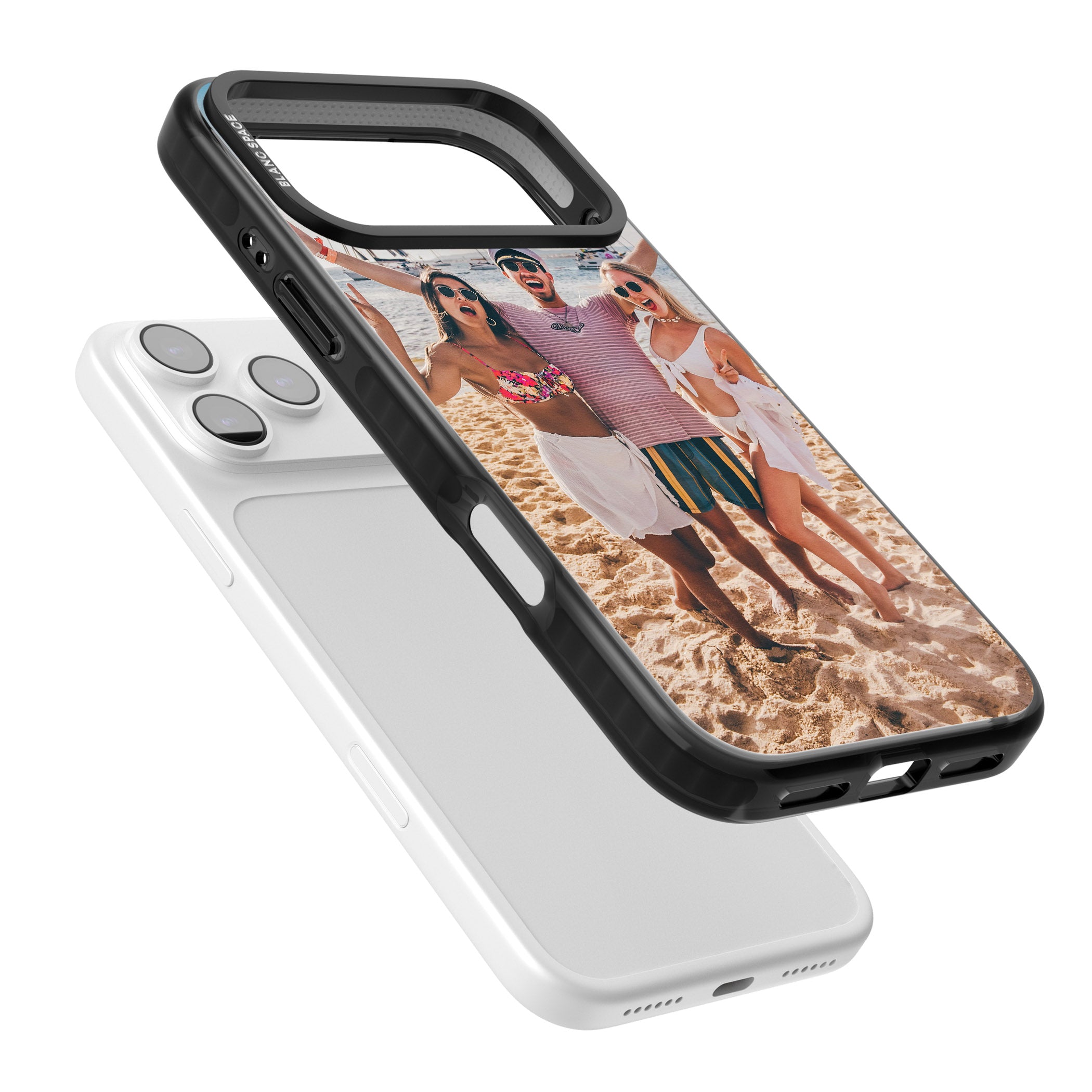 Personalised Photo iPhone 17 Pro Impact Black Phone Case Colours