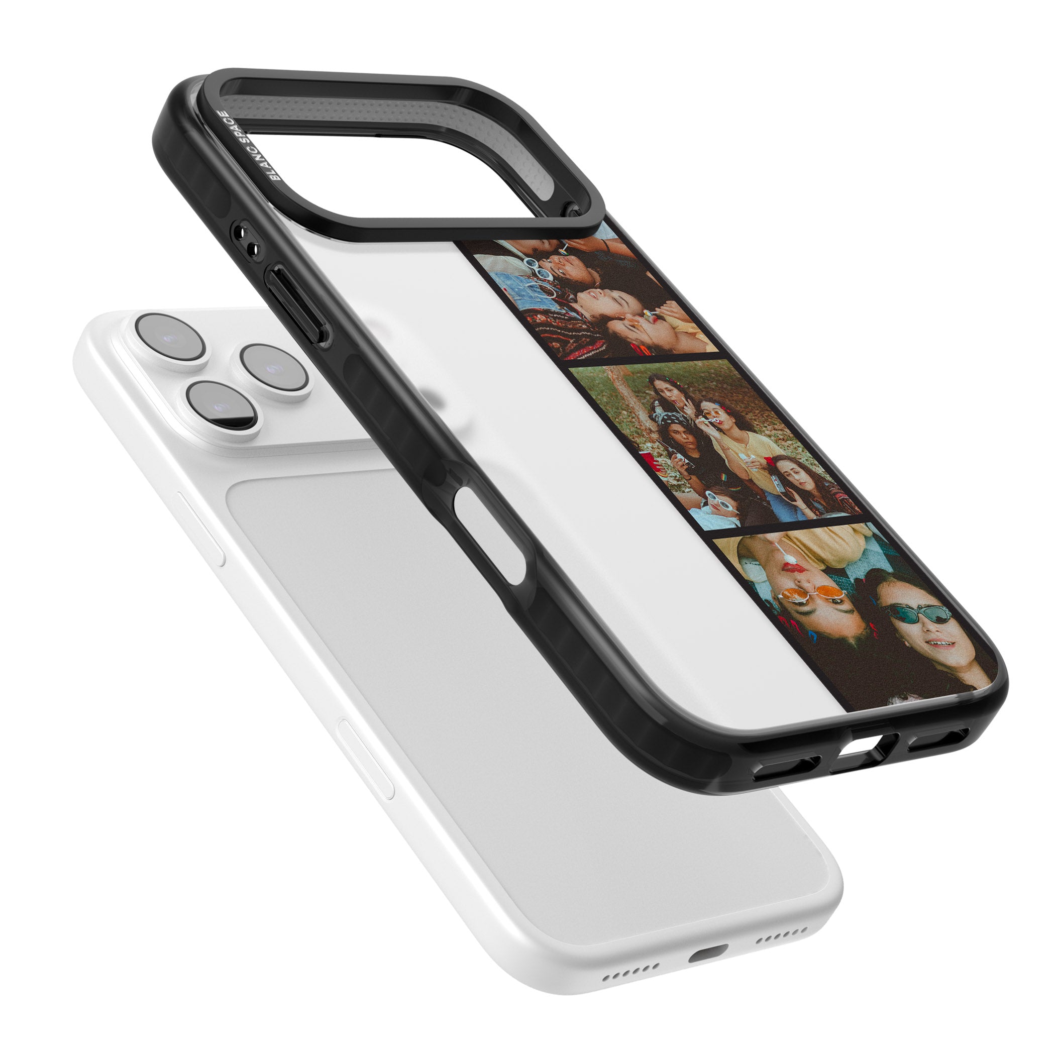 Personalised Photo Strip iPhone 17 Pro Max Impact Black Phone Case Colours