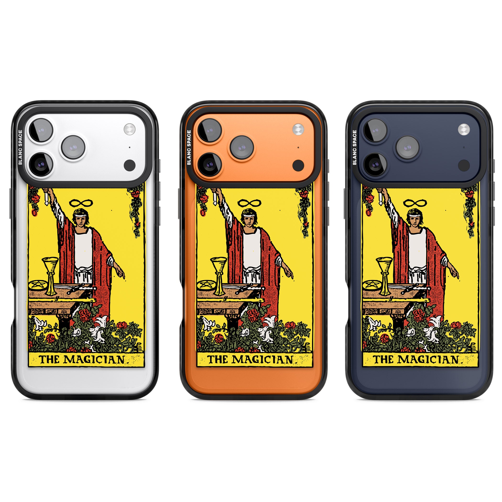 Personalised The Magician Tarot Card (Color) iPhone 17 Pro Impact Black Phone Case APT Impact Protection