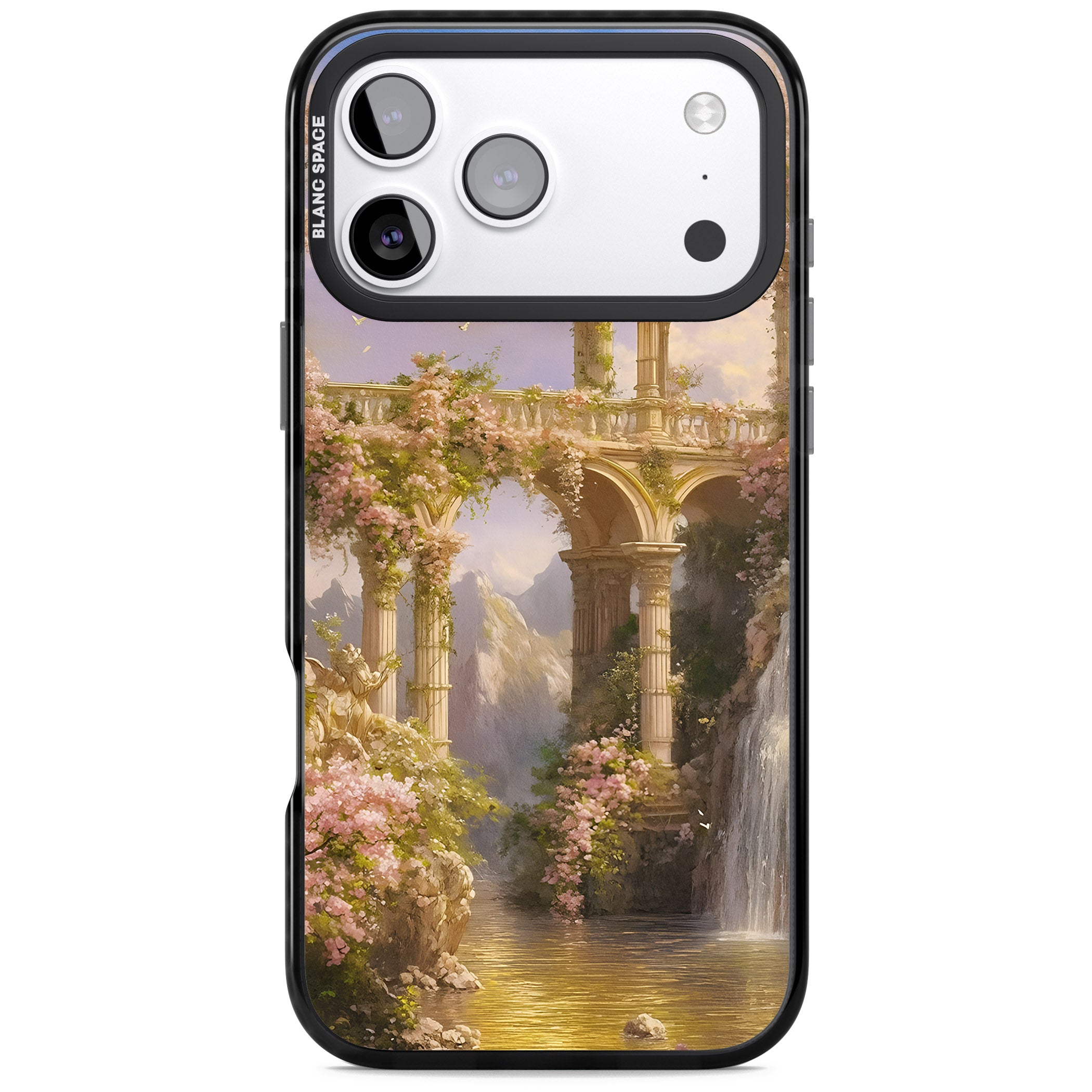 Castle River iPhone 17 Pro Impact Black Phone Case
