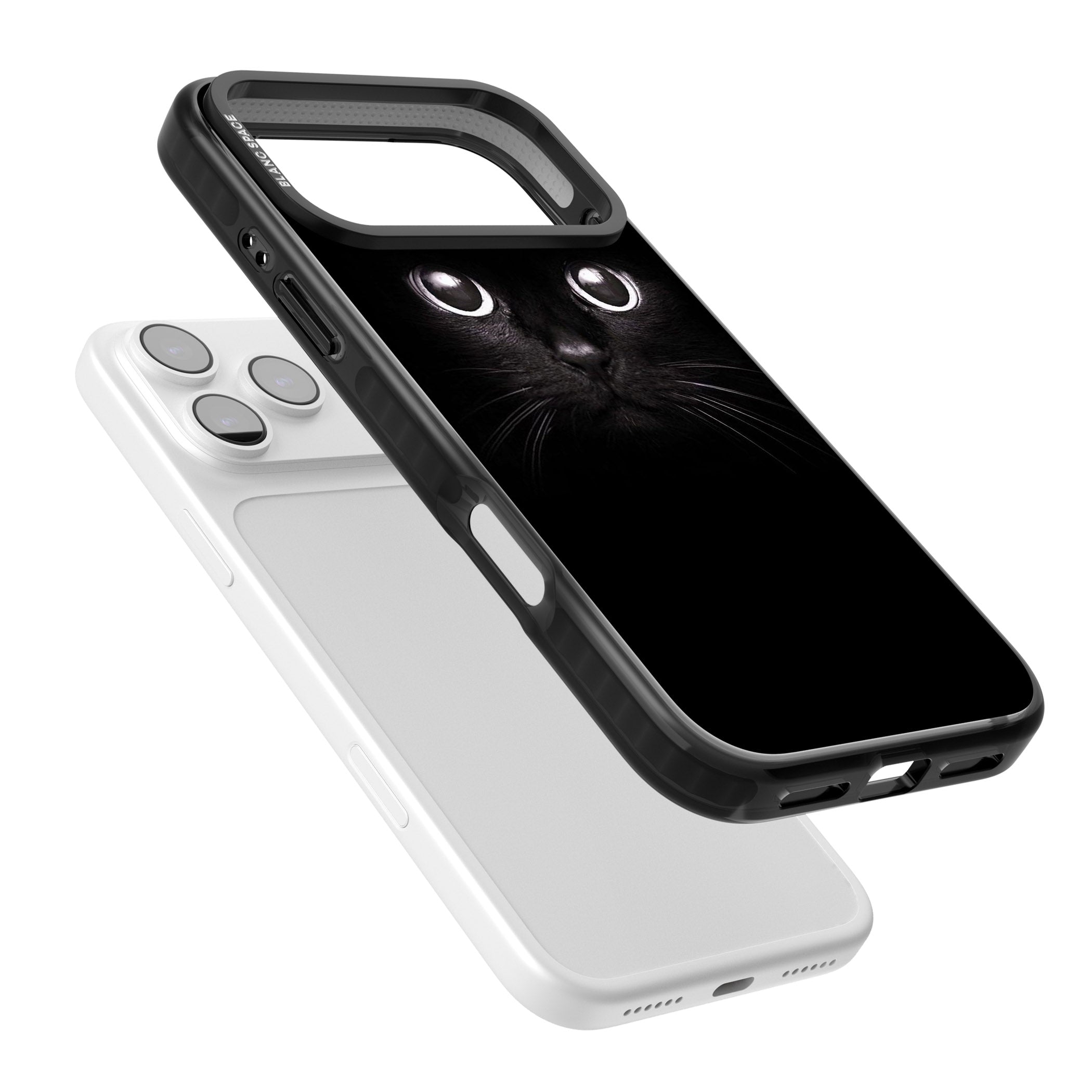 Black Cat iPhone 17 Pro Impact Black Phone Case Colours
