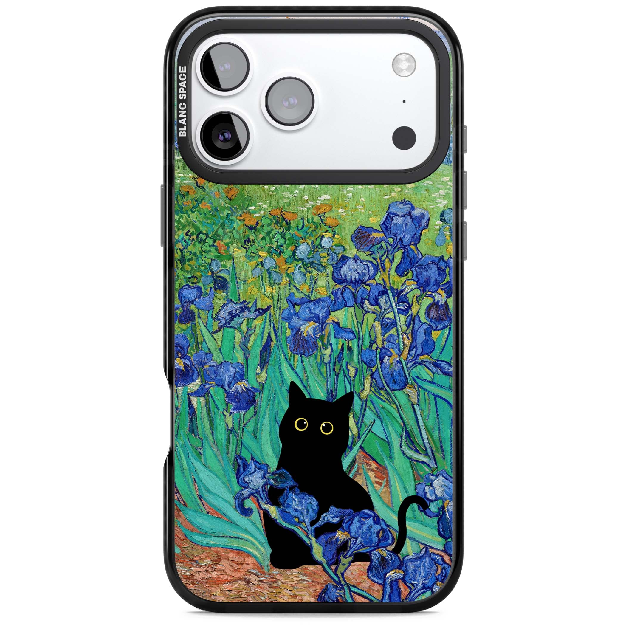 Cat in Van Gogh's Irises