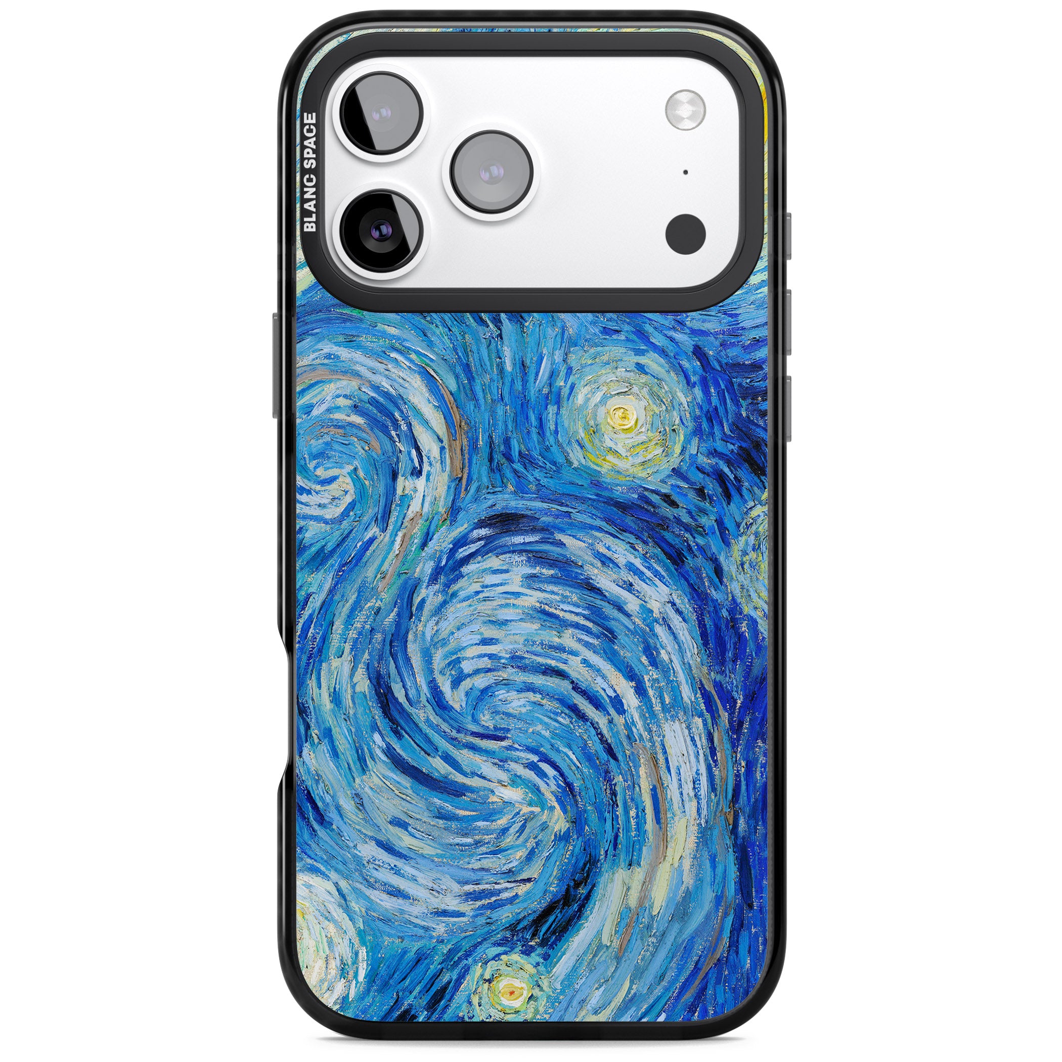 The Starry Night By Vincent Van Gogh iPhone 17 Pro Impact Black Phone Case