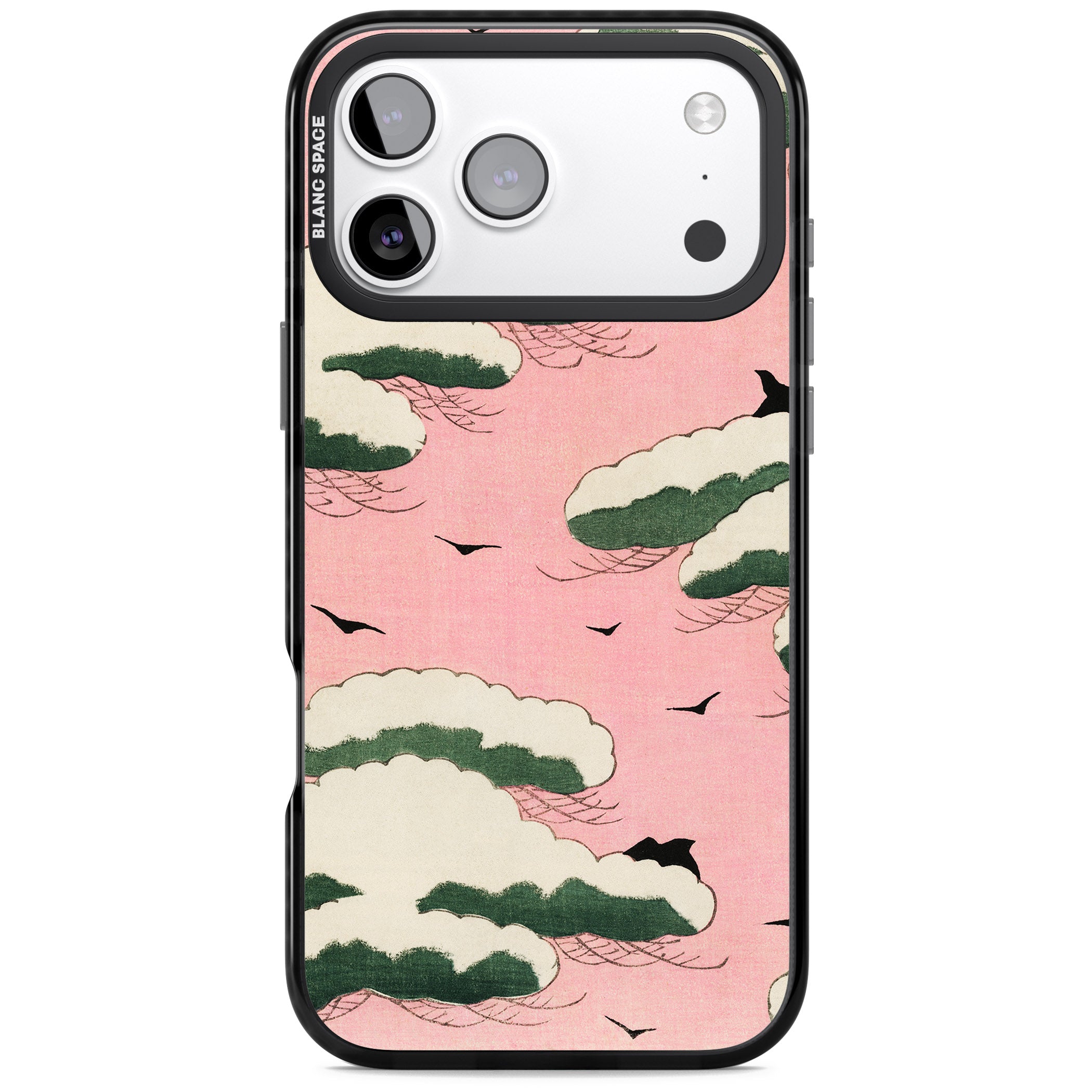 Japanese Pink Sky iPhone 17 Pro Impact Black Phone Case