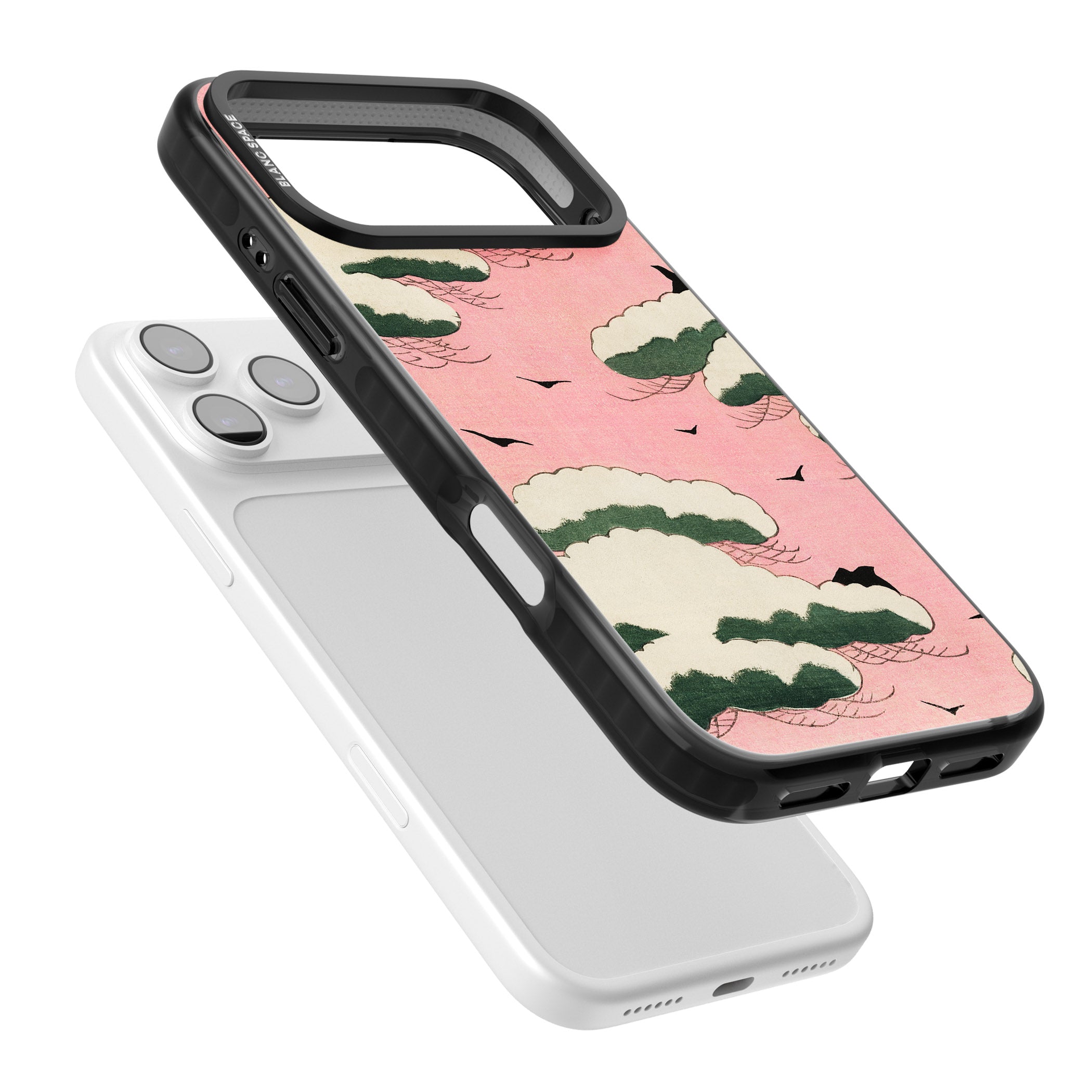 Japanese Pink Sky iPhone 17 Pro Max Impact Black Phone Case Colours