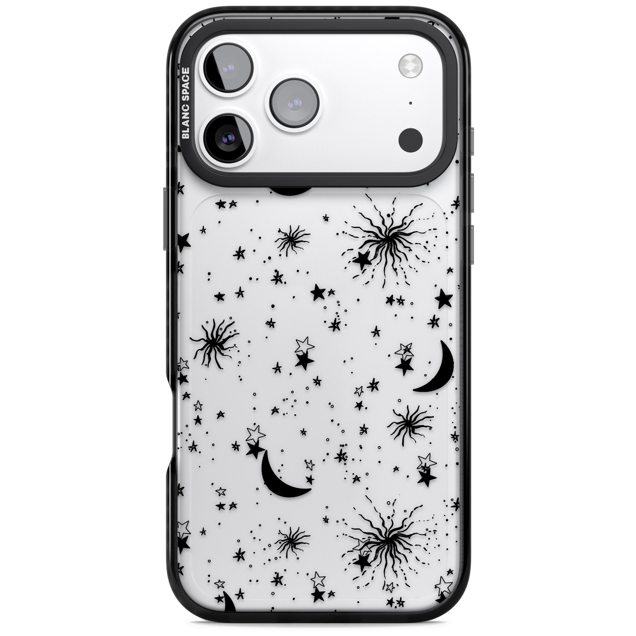 Celestial Night iPhone 17 Pro Impact Black Phone Case