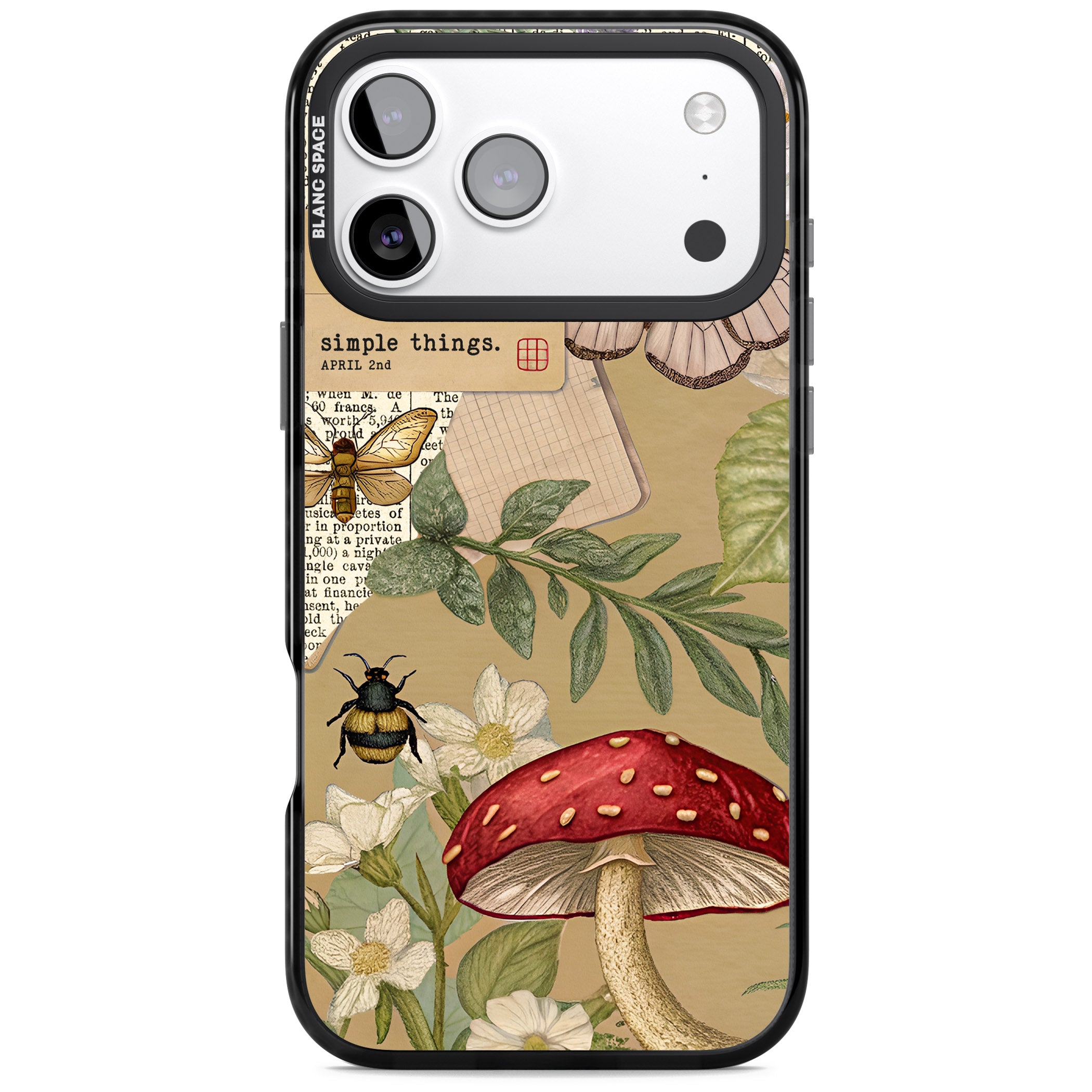 Simple Things iPhone 17 Pro Impact Black Phone Case