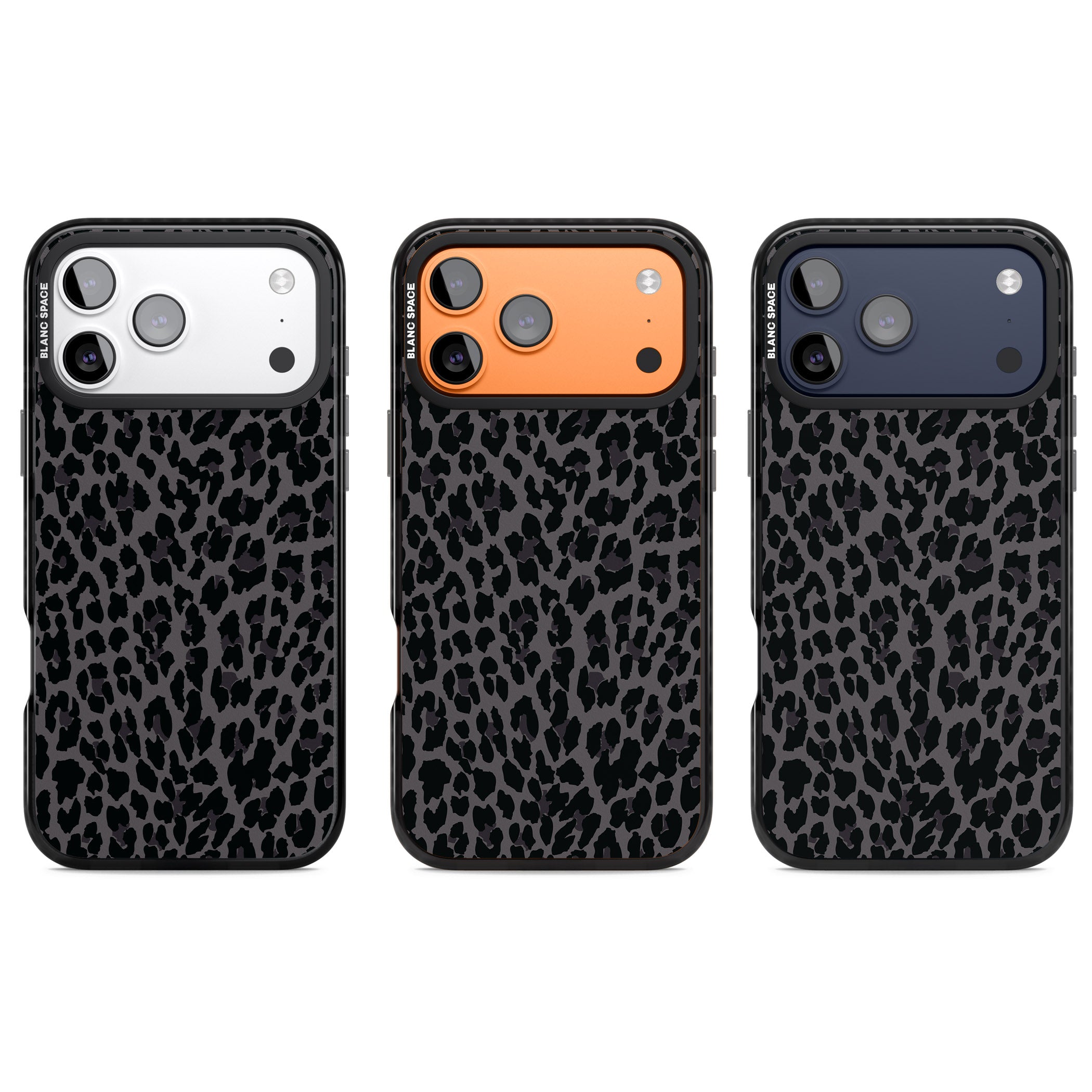 Dark Animal Print iPhone 17 Pro Impact Black Phone Case APT Impact Protection