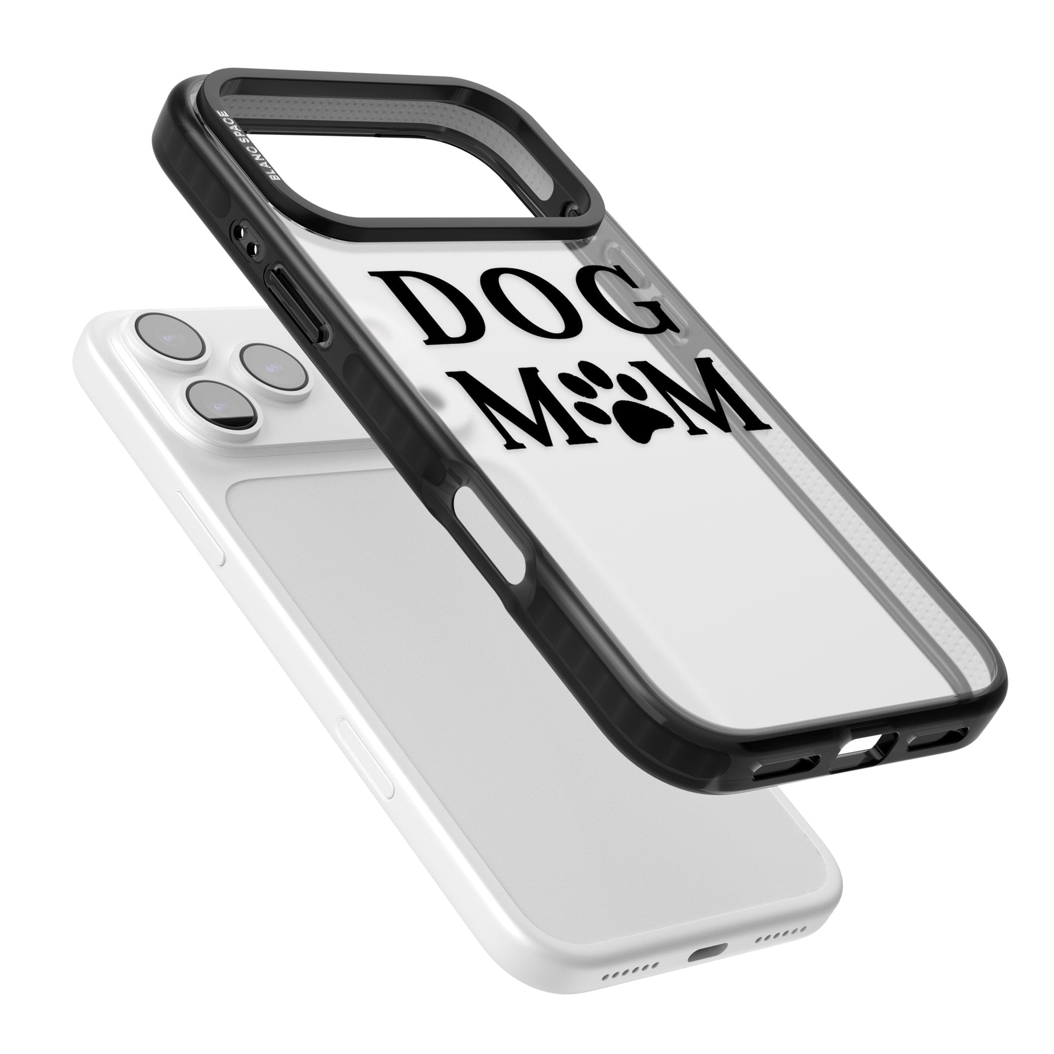 Dog Mom iPhone 17 Pro Impact Black Phone Case Colours