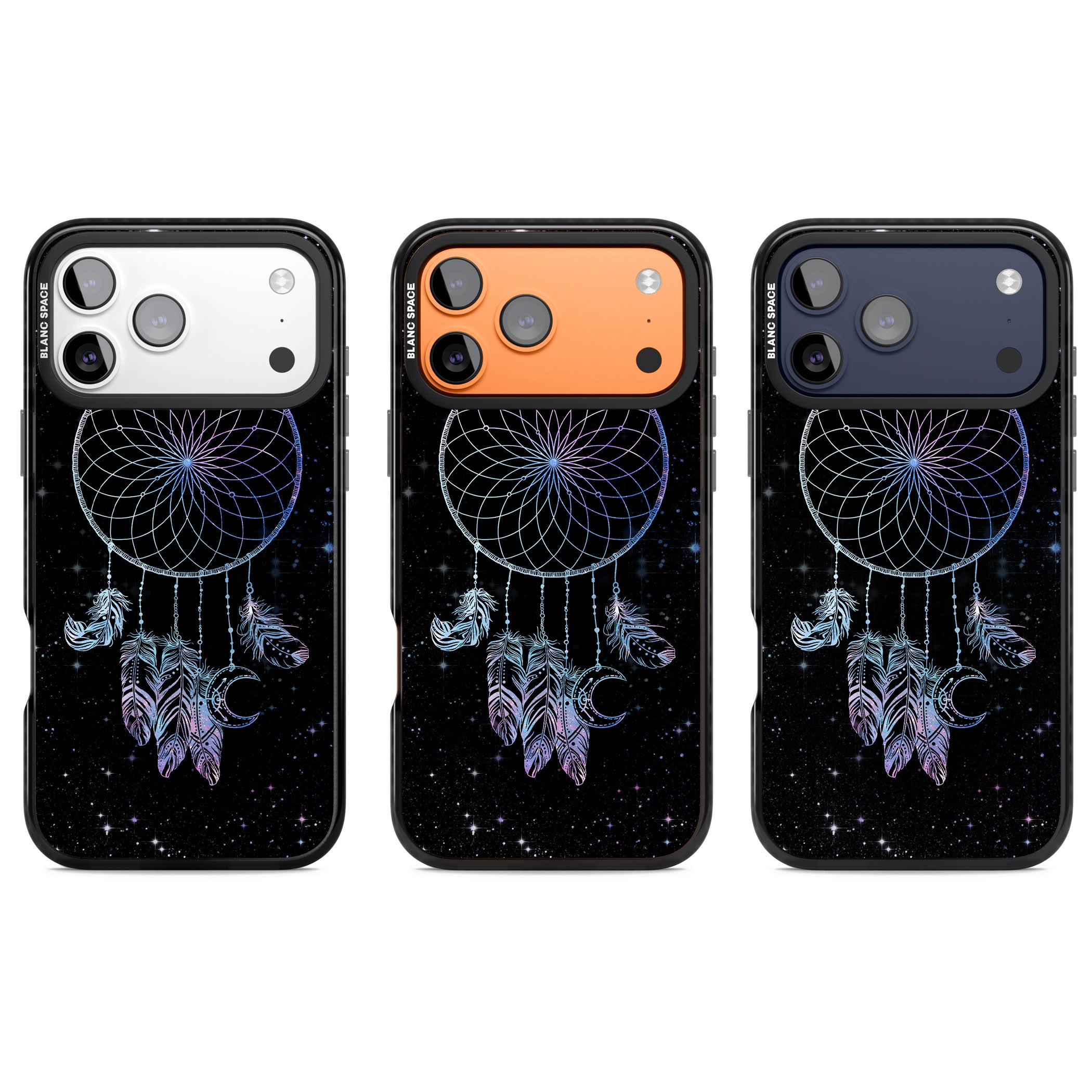 Dreamcatcher Galaxy iPhone 17 Pro Impact Black Phone Case APT Impact Protection