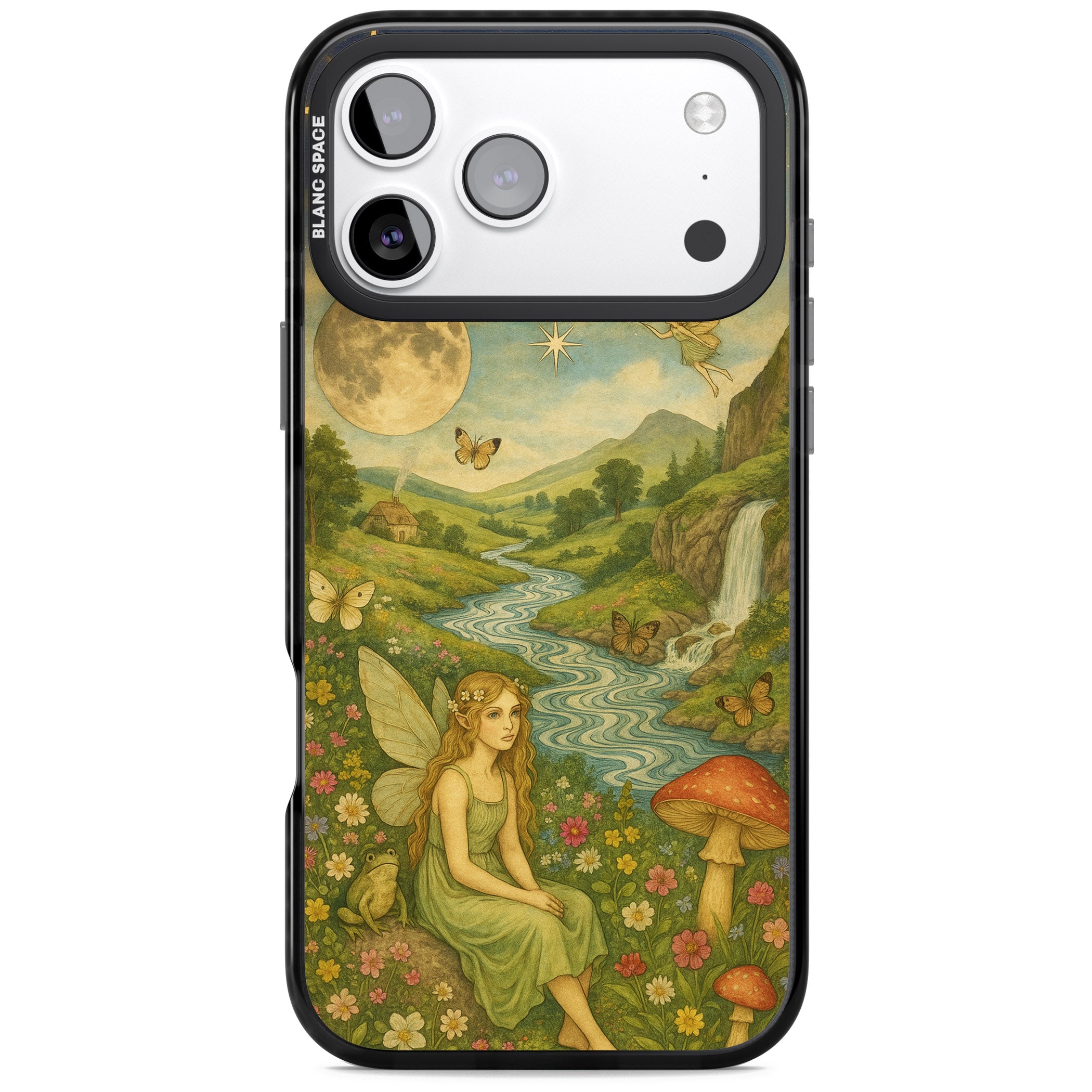 Nature Fairy iPhone 17 Pro Impact Black Phone Case