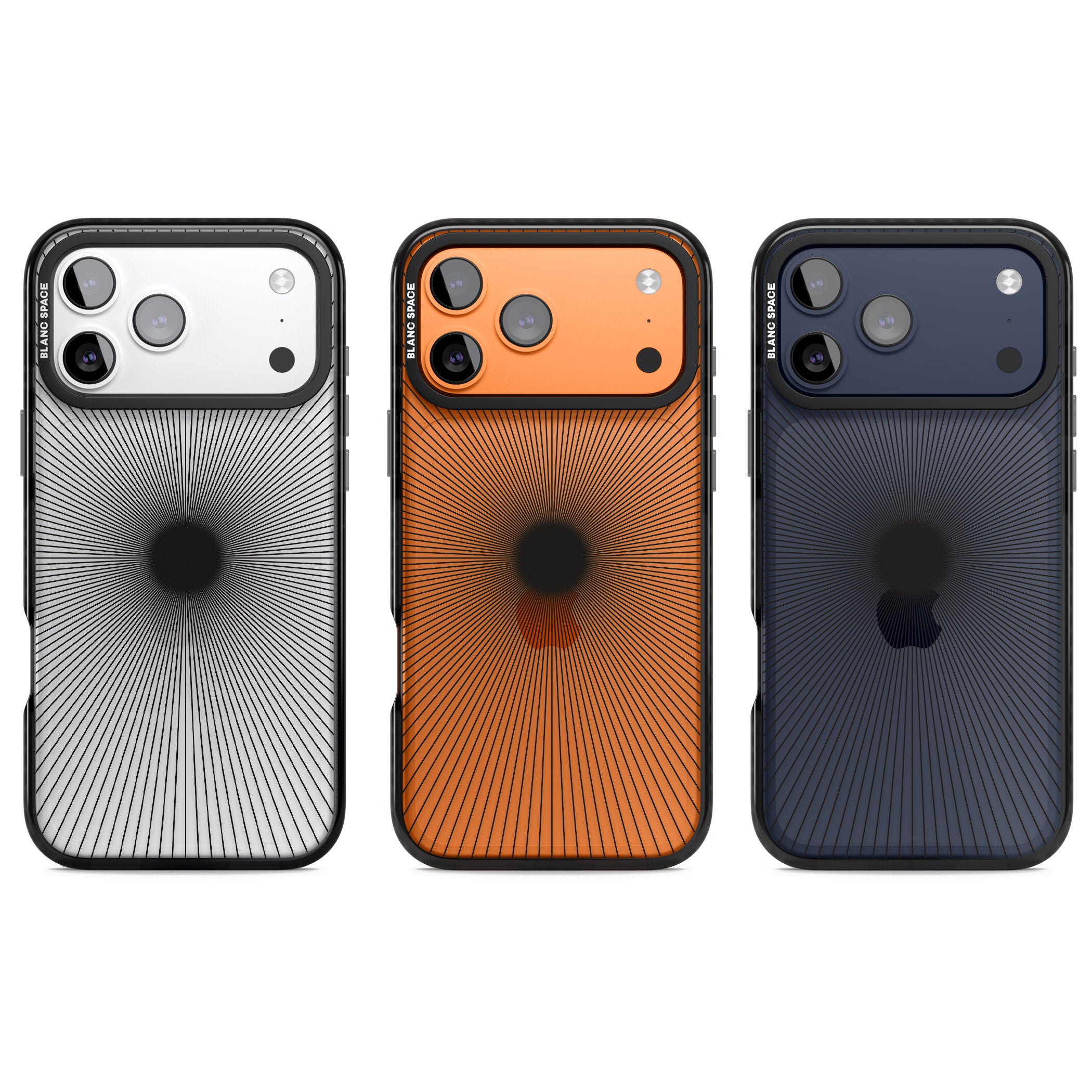 Sunburst iPhone 17 Pro Impact Black Phone Case APT Impact Protection