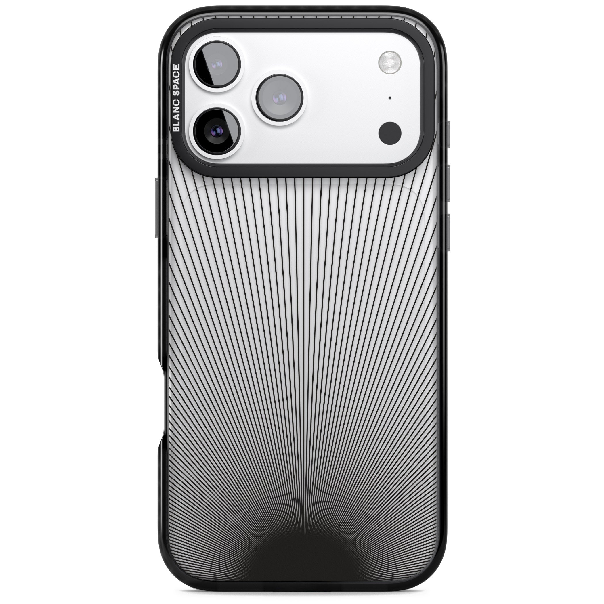 Linear Sunburst iPhone 17 Pro Max Impact Black Phone Case