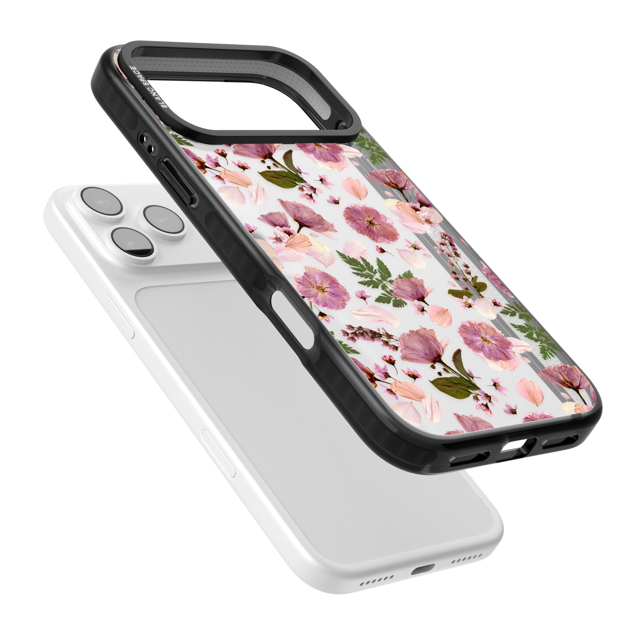 Floral Fantasy Menagerie iPhone 17 Pro Max Impact Black Phone Case Colours