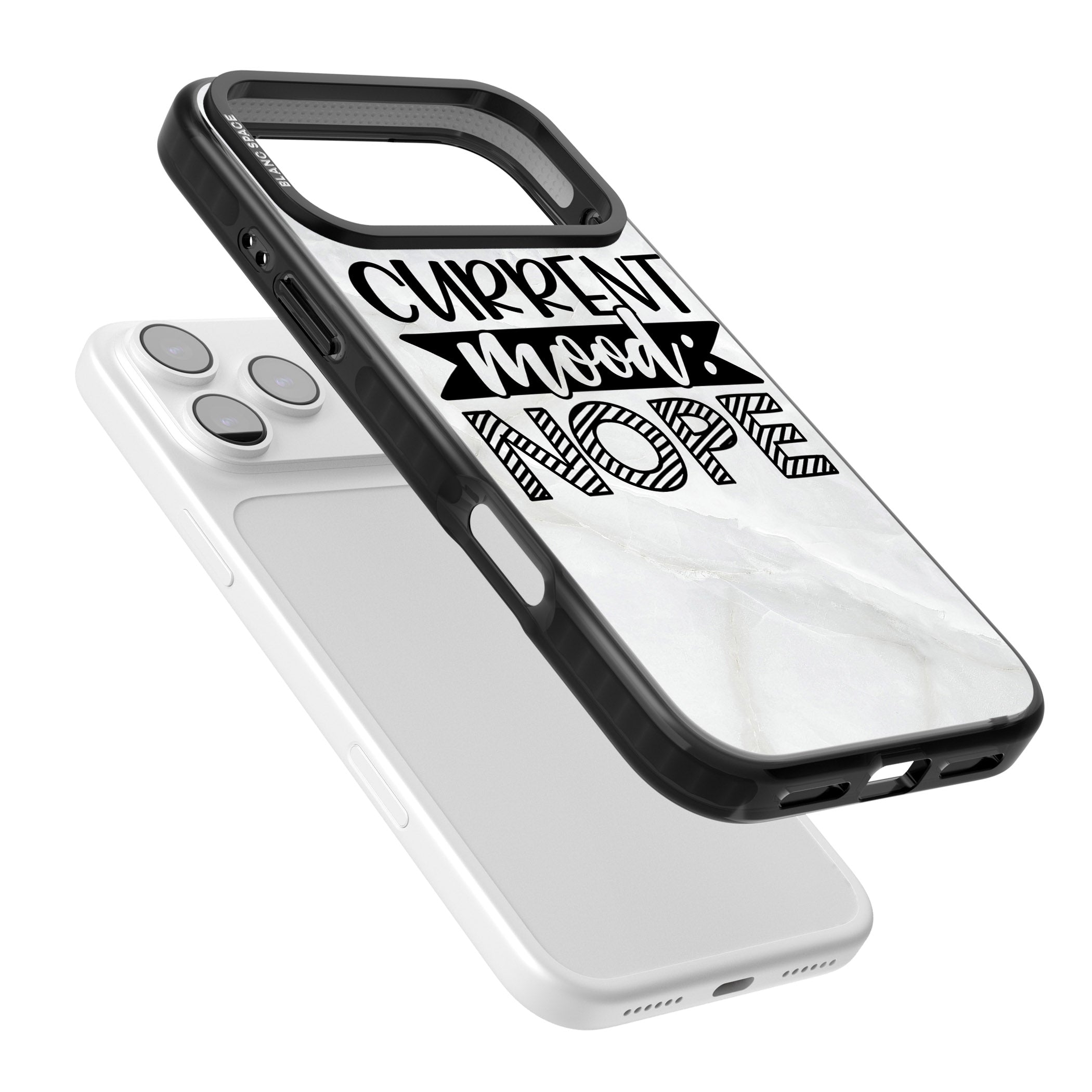 Current Mood Nope iPhone 17 Pro Impact Black Phone Case Colours