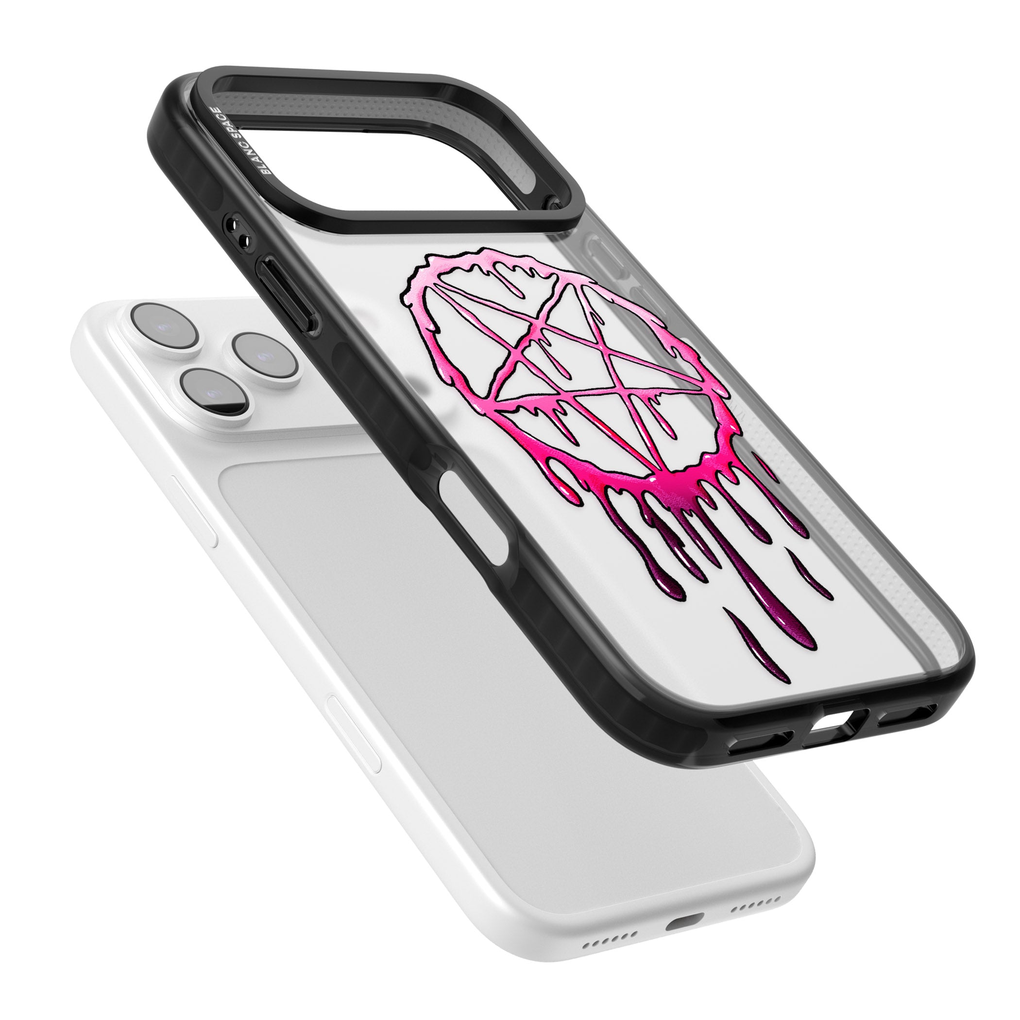 Pentagram Of Blood iPhone 17 Pro Max Impact Black Phone Case Colours